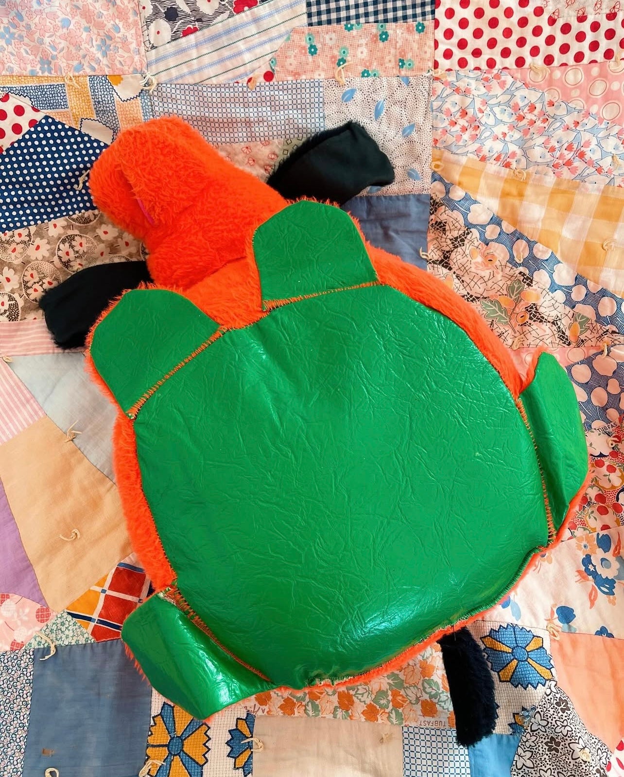 Vintage 1960s Childs Dog Stool