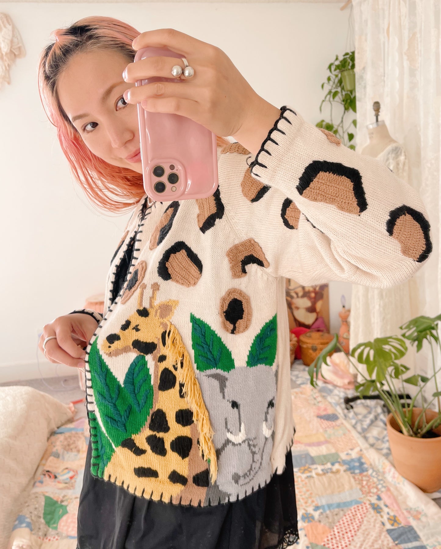 1990‘s Safari Knit Cardigan