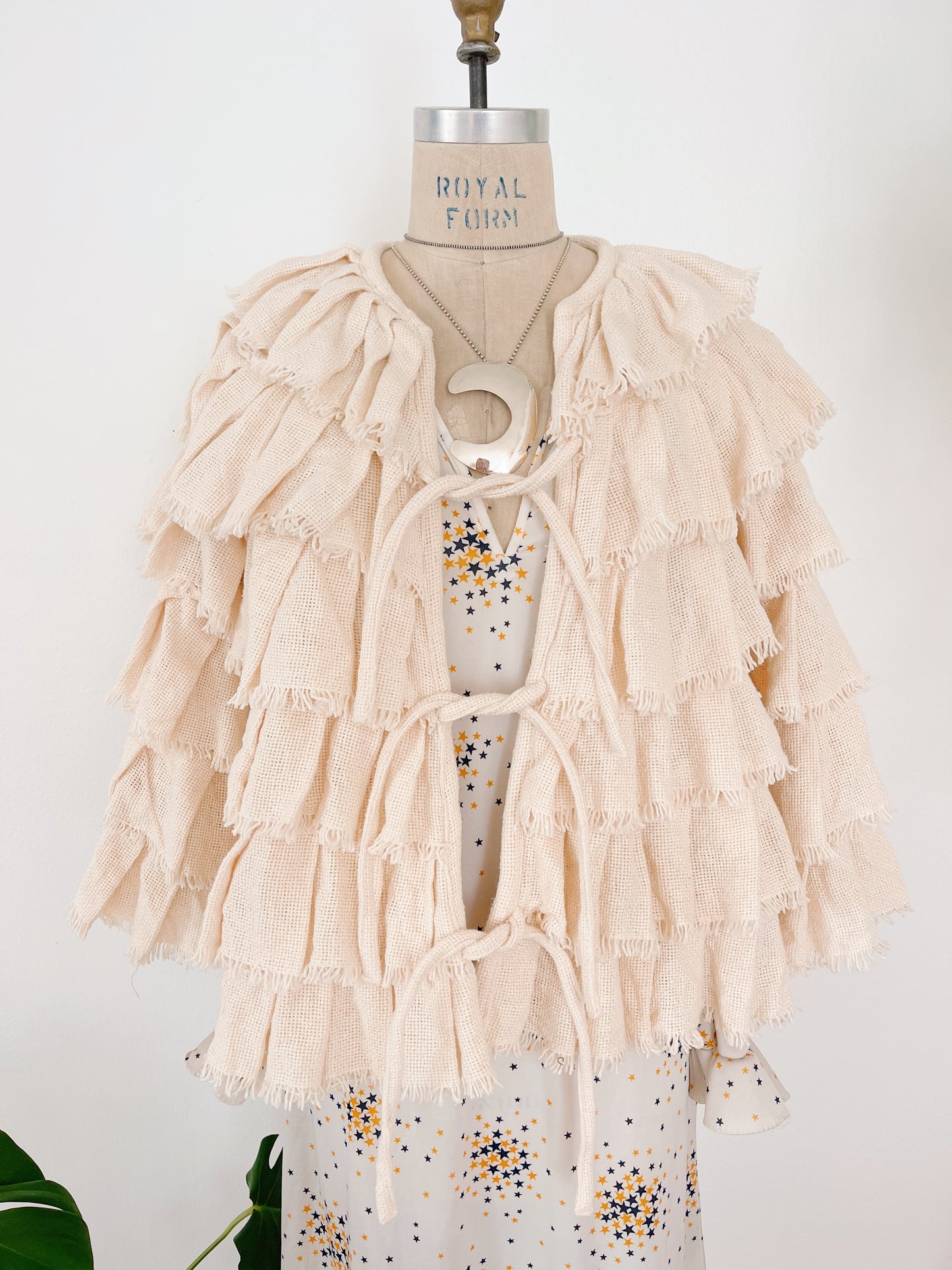 Cotton Tiered Cape Very Cute!