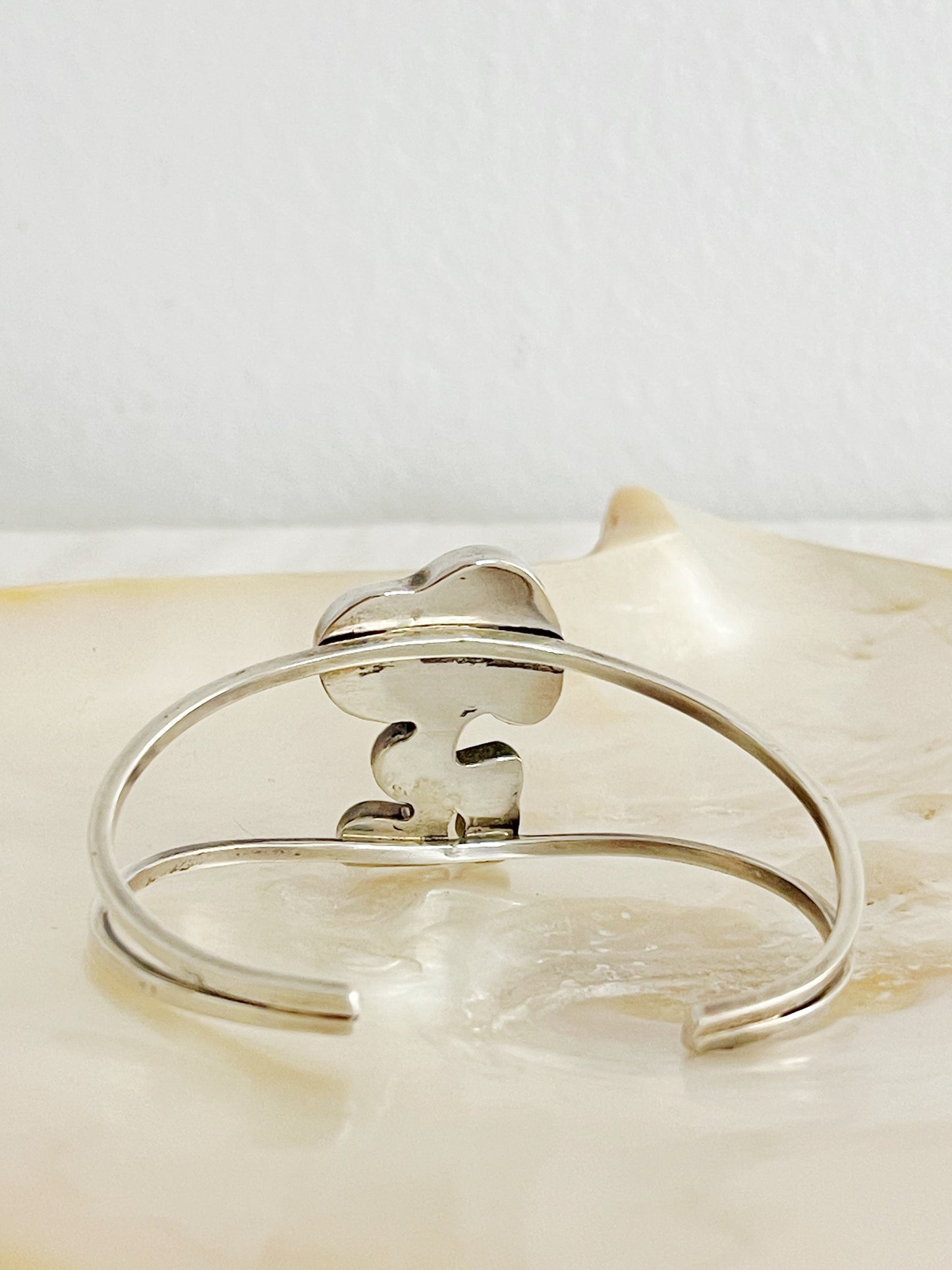 Zuni Paula Leekity Snoopy Cuff Bangle.