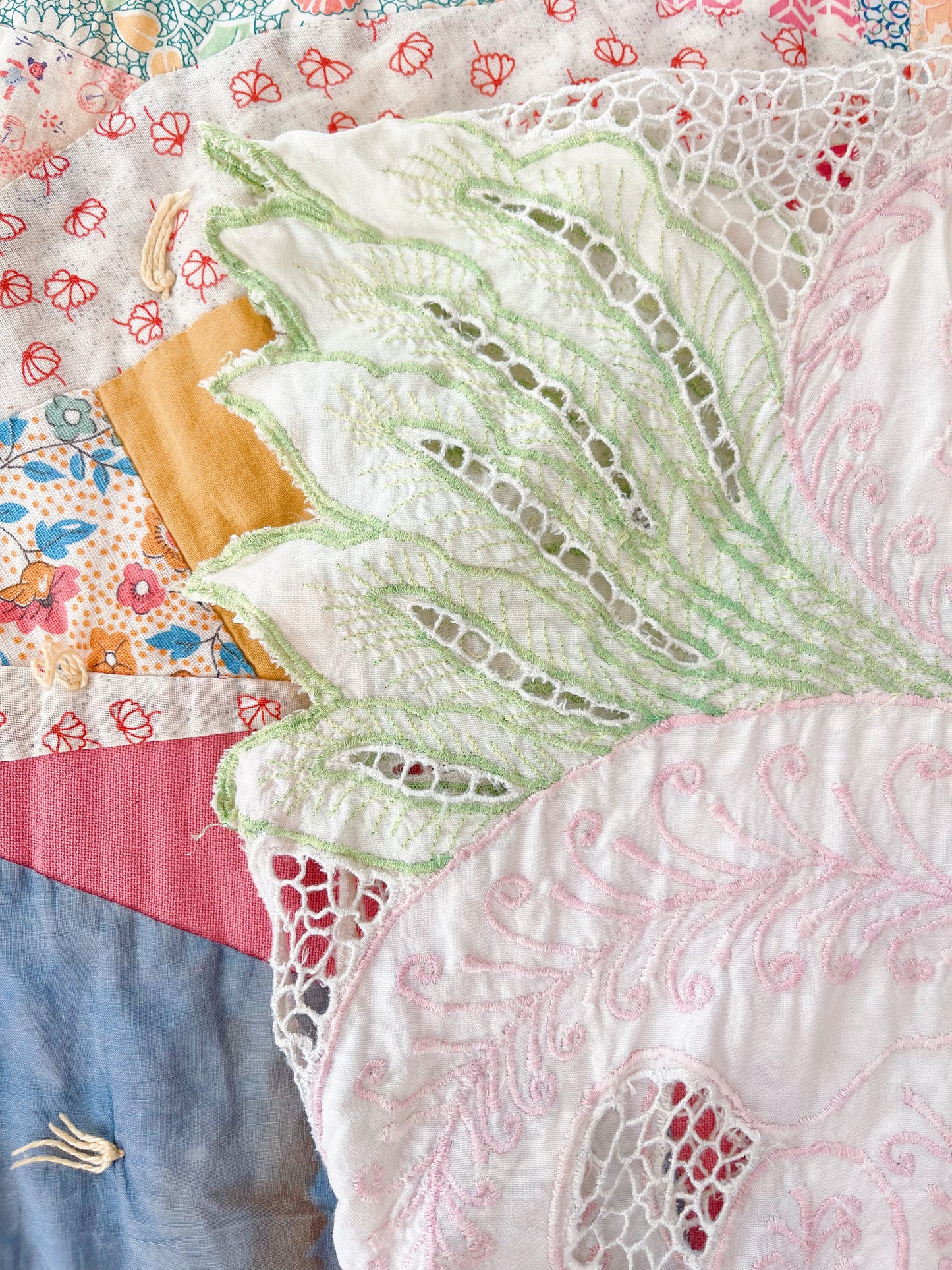 Hole Stitches Plants Tops