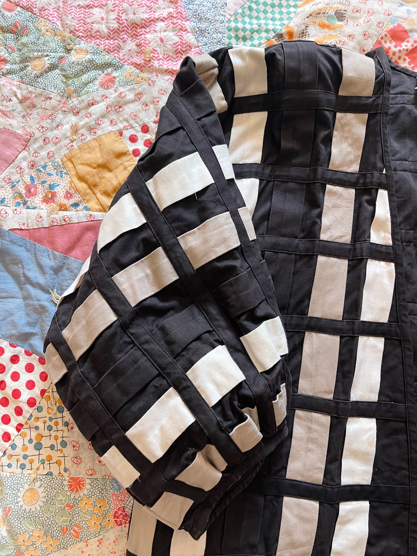 1990s Color Block Cotton Jacket