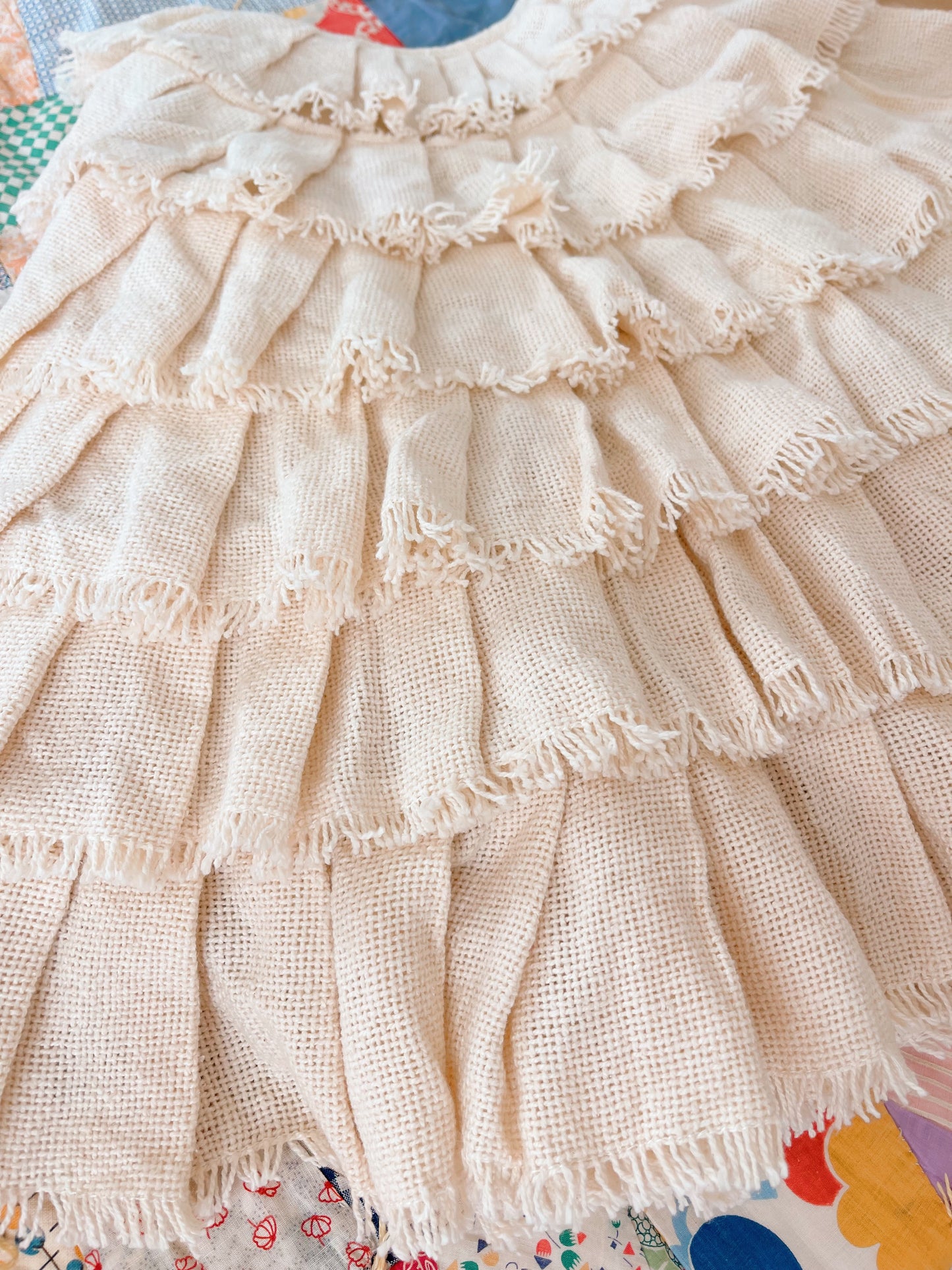Cotton Tiered Cape Very Cute!