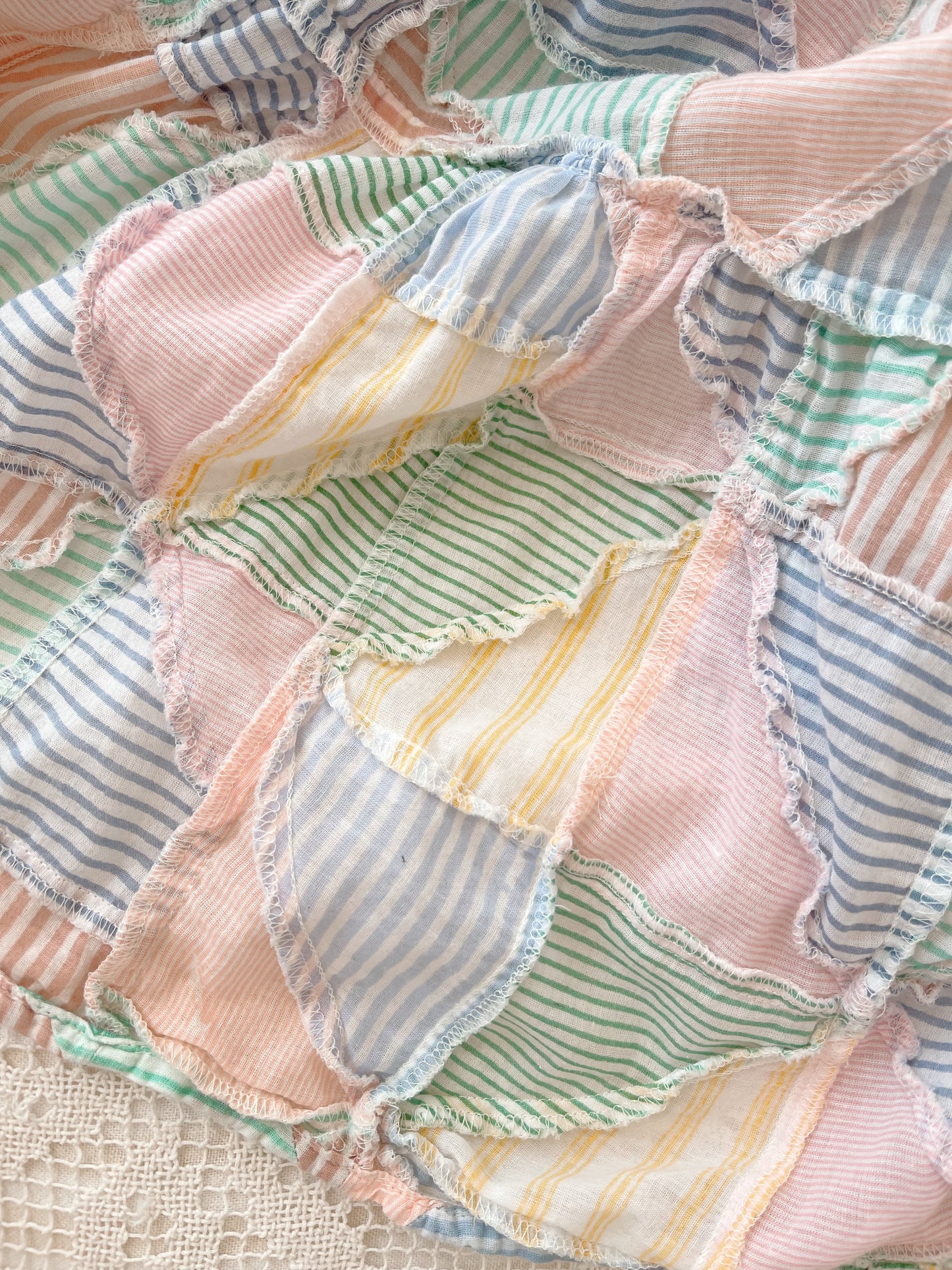 Cotton Patchwork Long Dress.