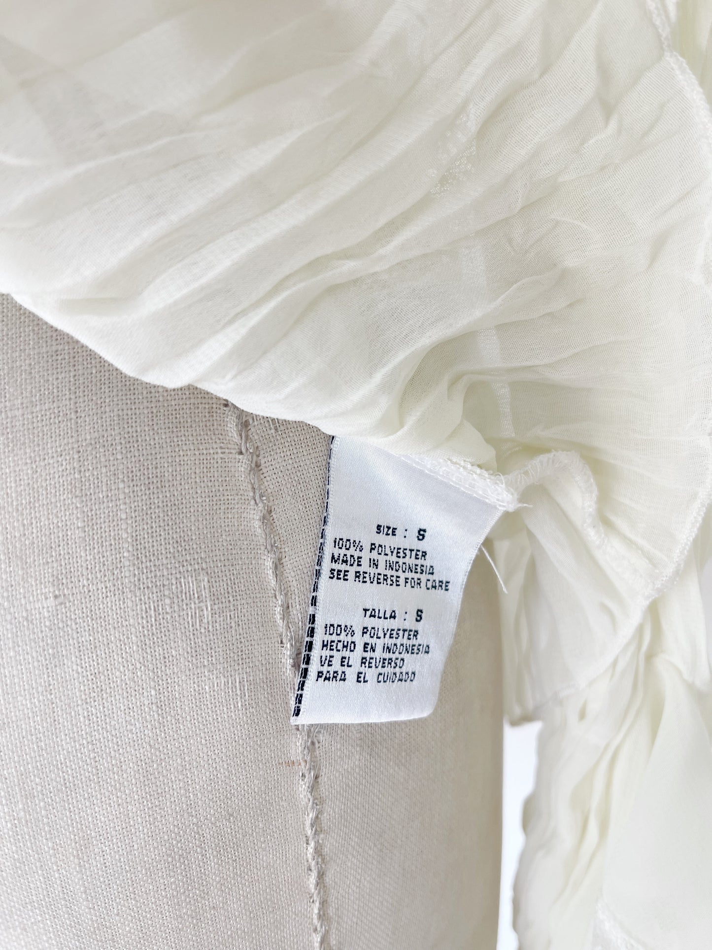 Grill and Lace White Blouse