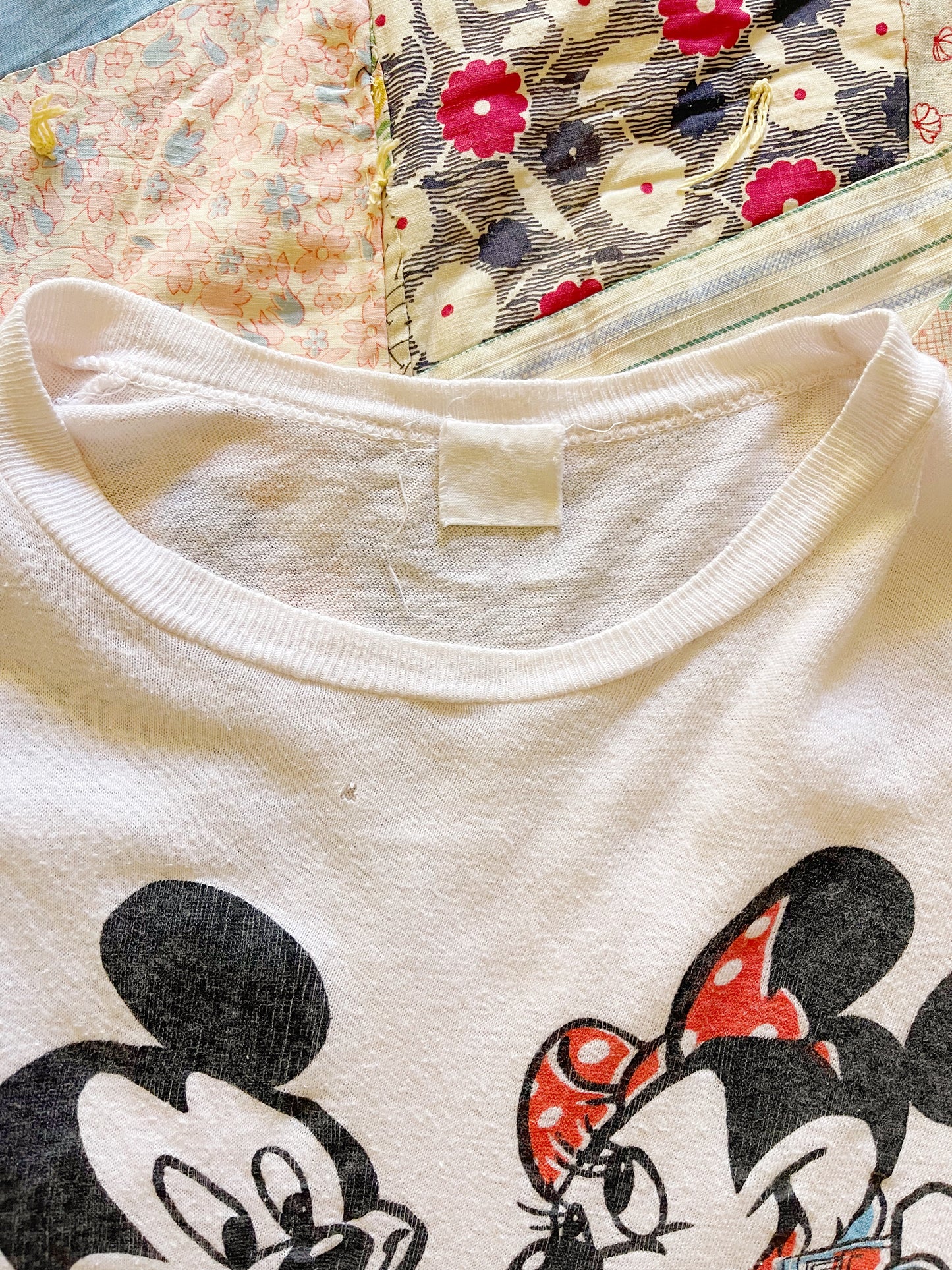Vintage Sleeveless Mickey and Minnie Tee