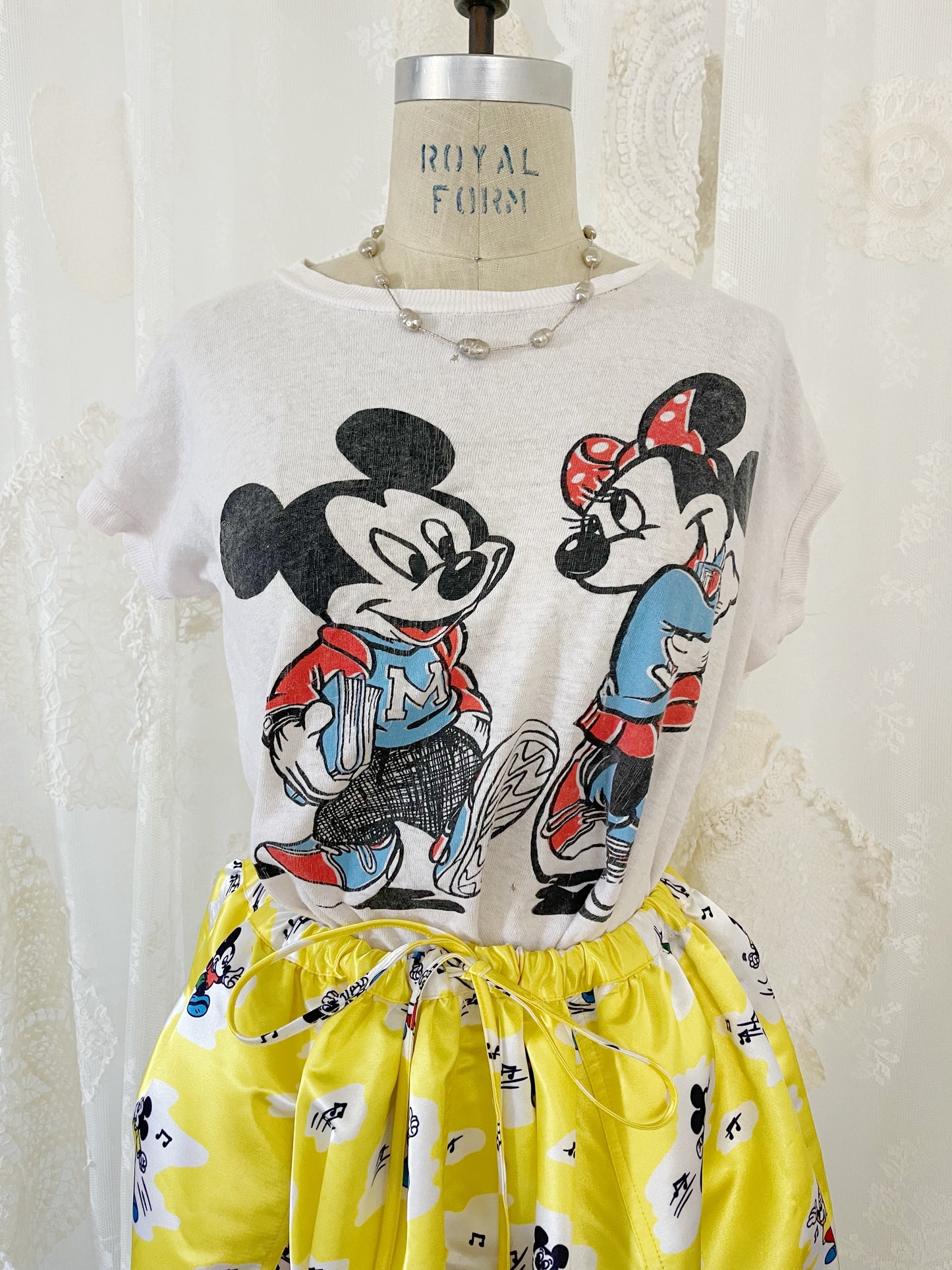 Vintage Sleeveless Mickey and Minnie Tee