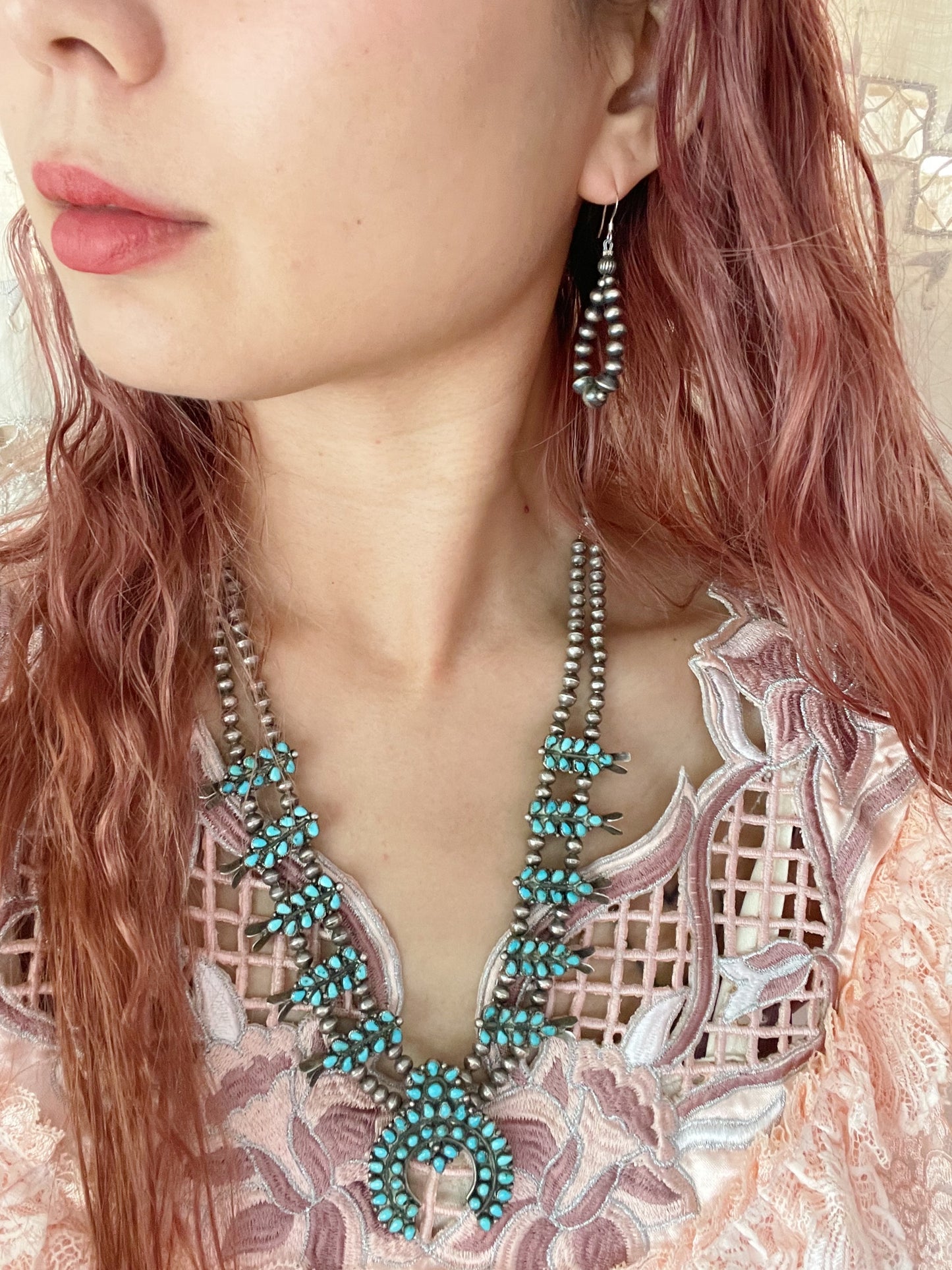 Navajo Pearl Hoop Pierce