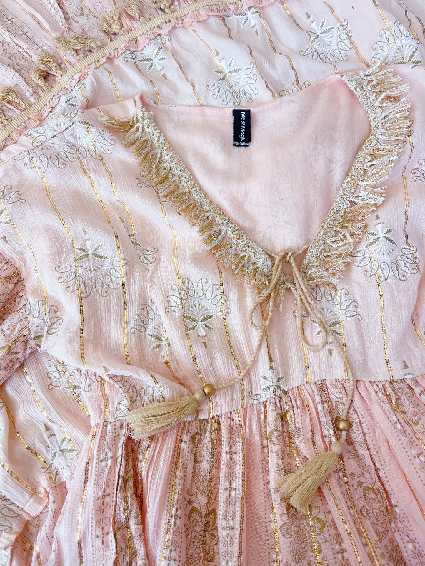 Baby Pink Vacances Long Dress