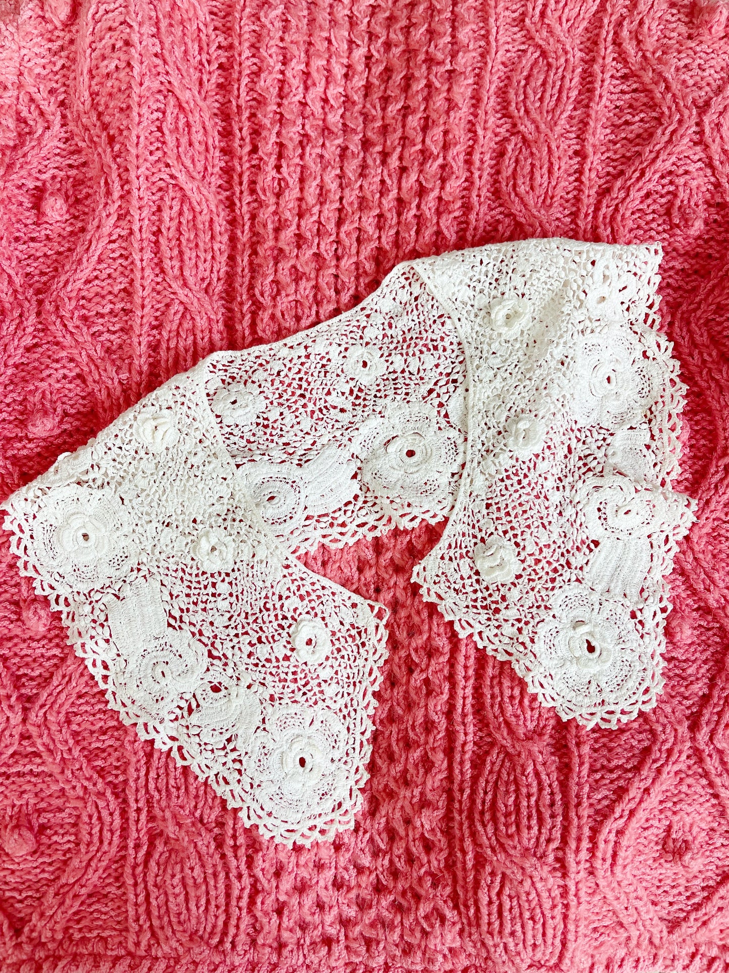 1940s Antique Crochet Collar