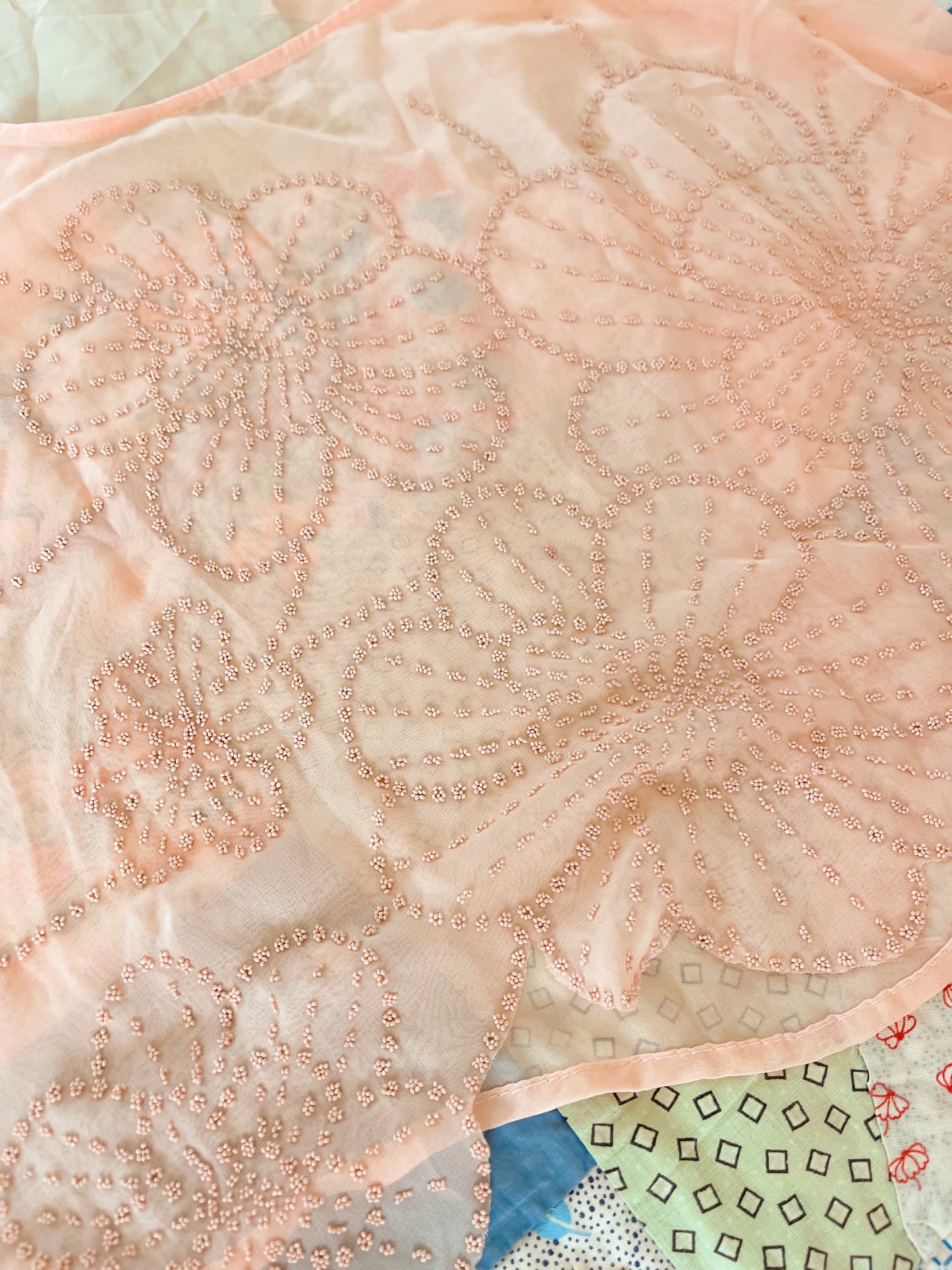 Baby Pink on Tiny Beaded Tops