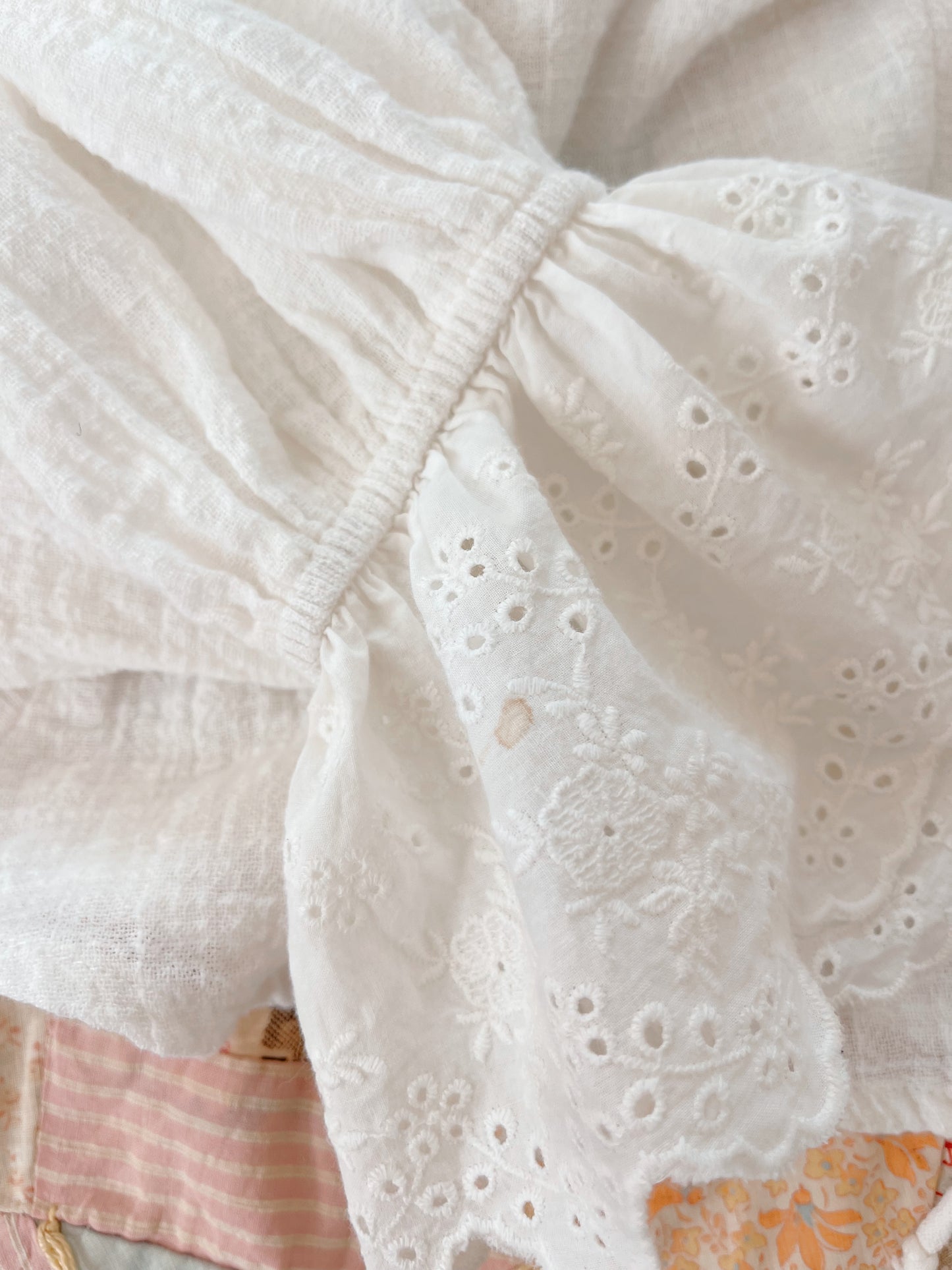 Cotton Frill Comfy Tunic Blouse