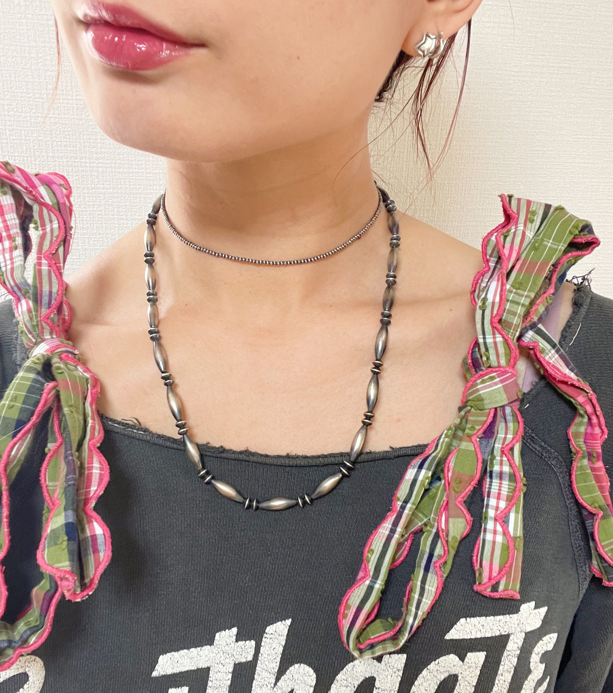 Navajo Micro Pearl Necklace 2mm 14inc.