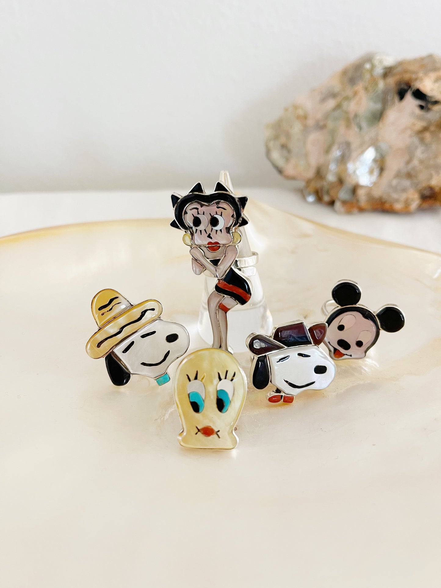 Zuni Don Dewa Mickey Ring.