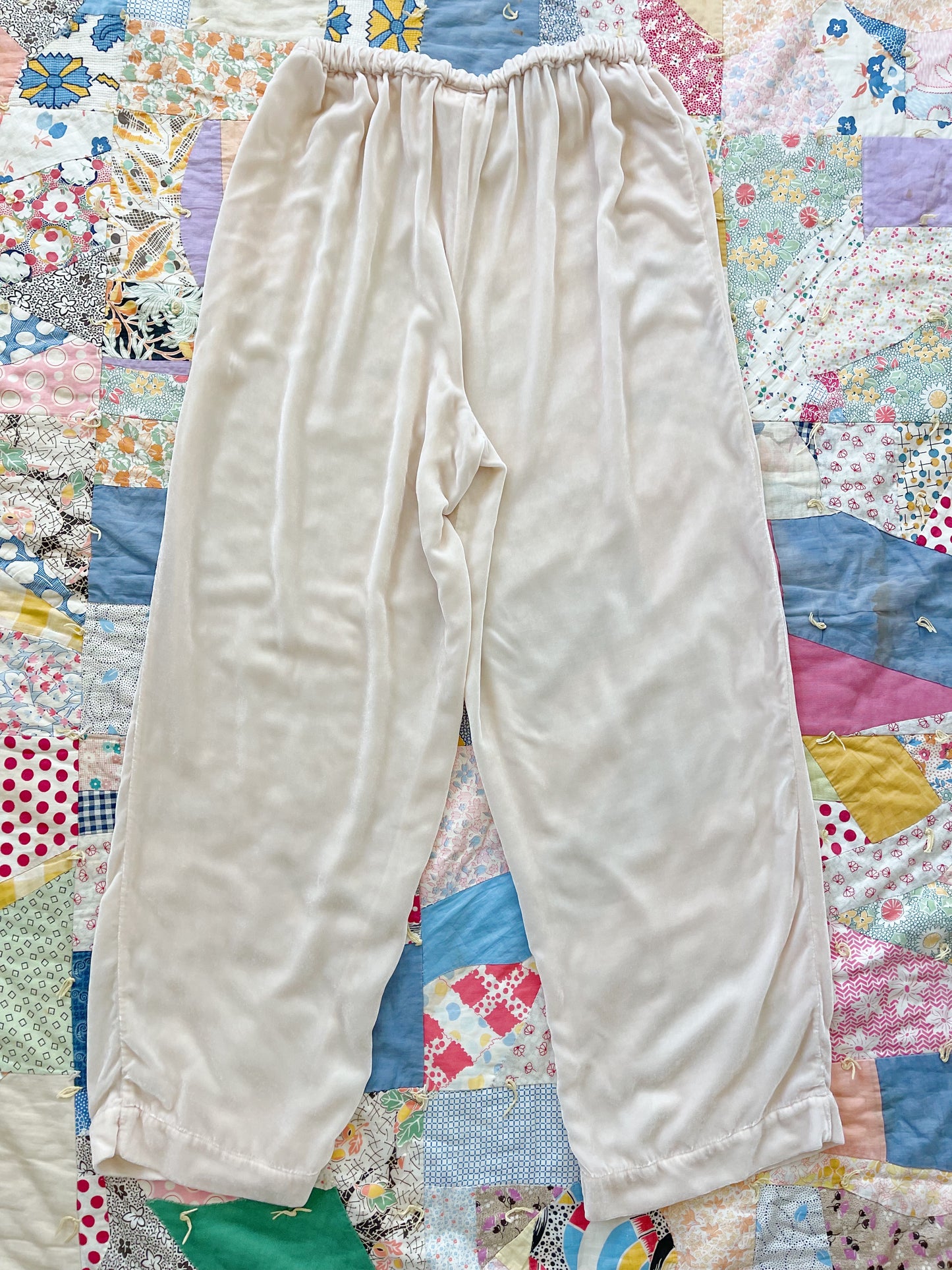 1990s Silk Lovely Long Pants