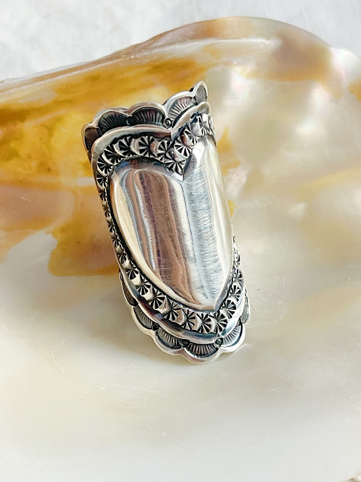 Sunshine Reeves Big Heart Band Ring