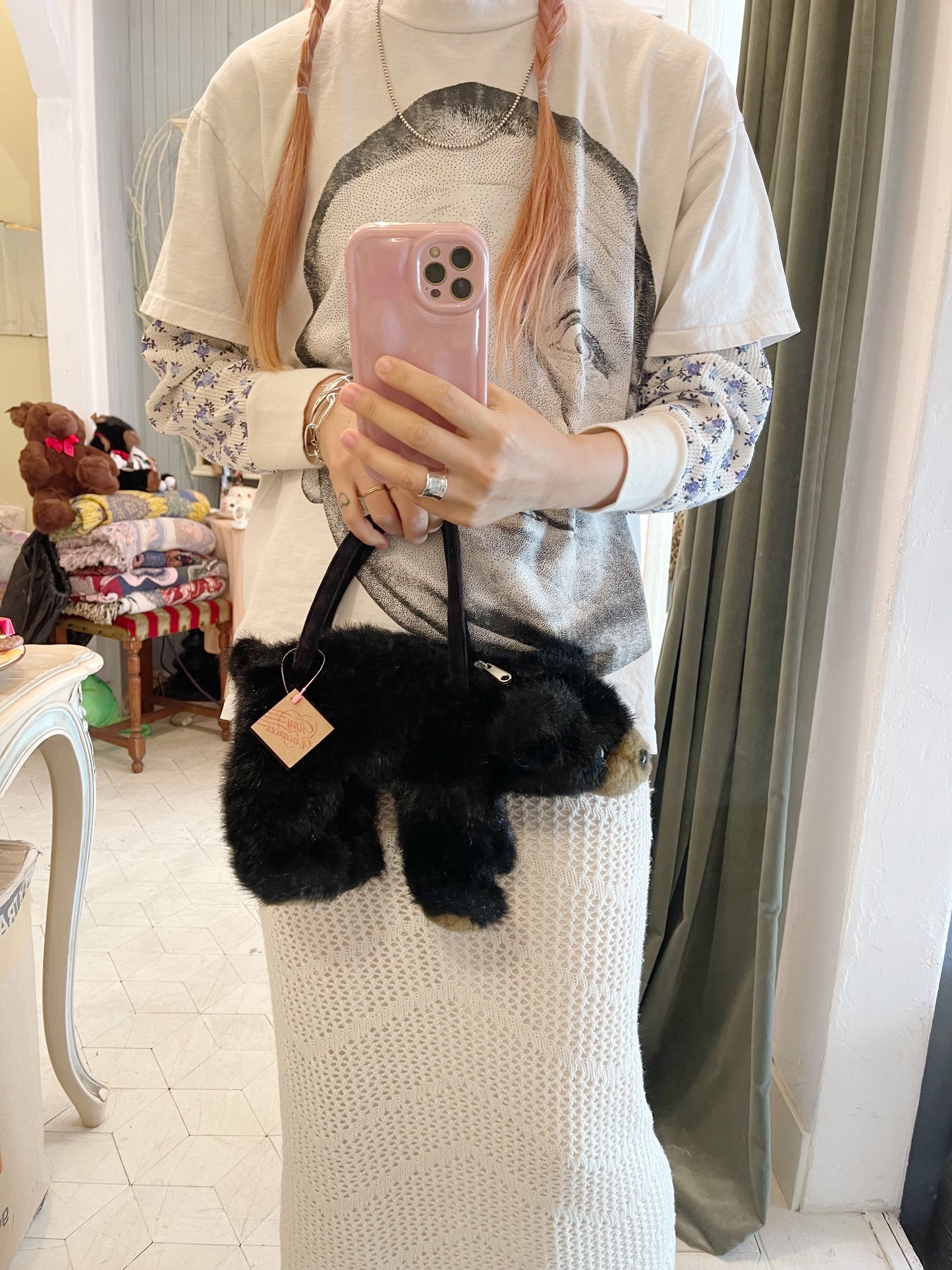 Bear Plush Hand Bag