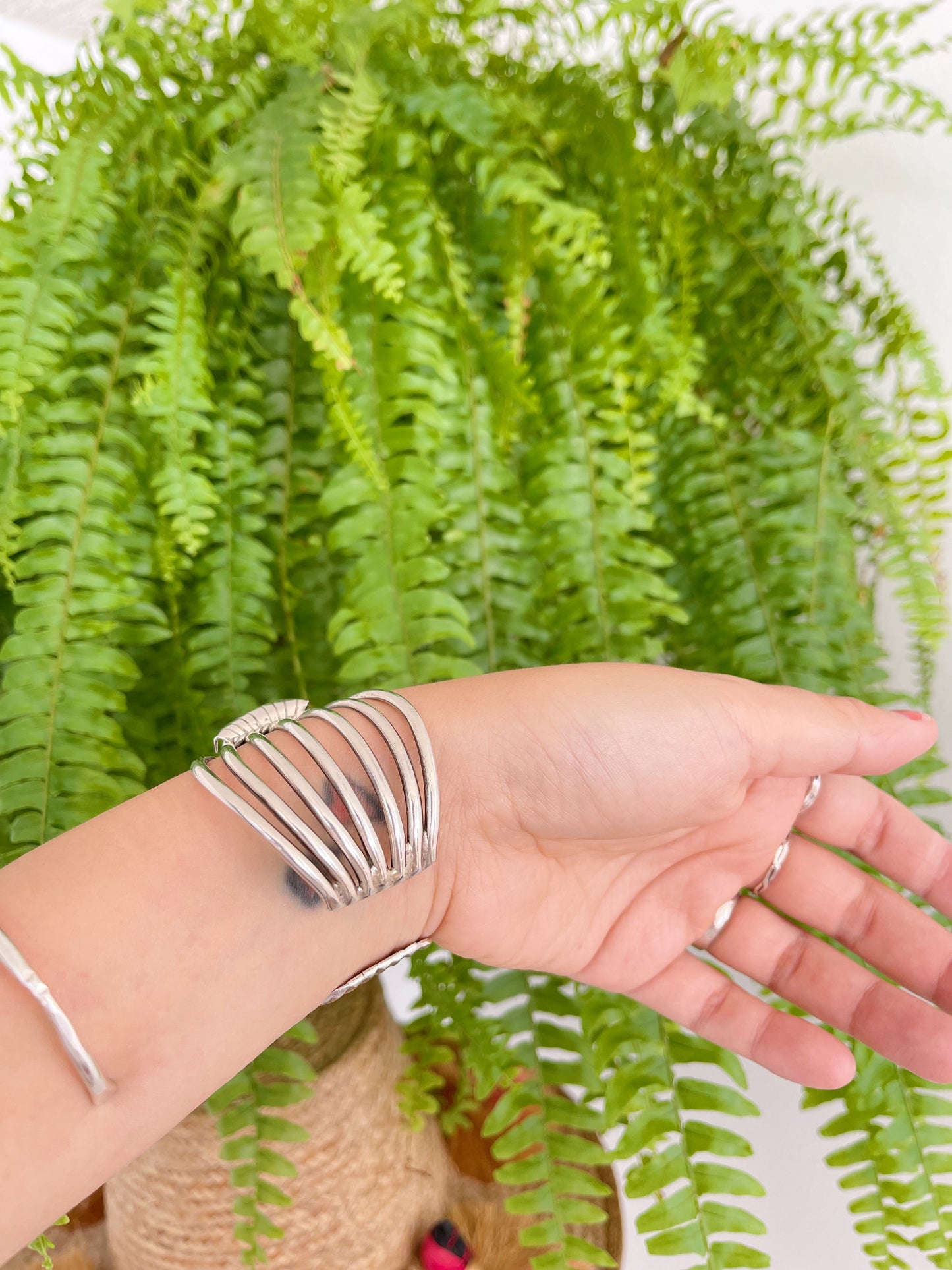 Navajo Silver Cuff Watch.