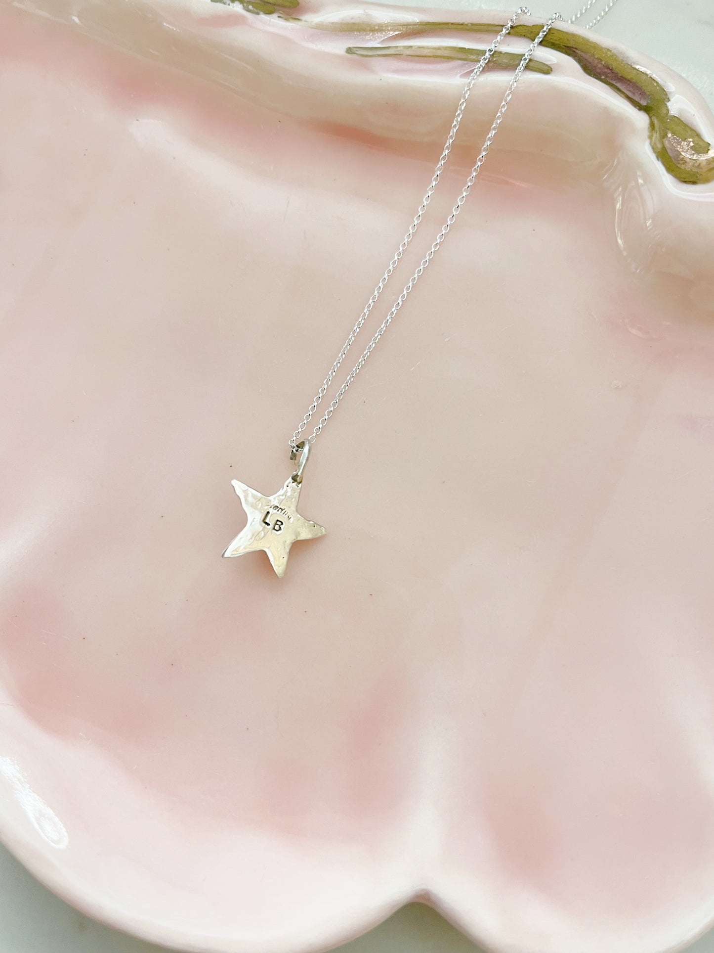 Tiny Star With Turquoise Necklace By Navajo