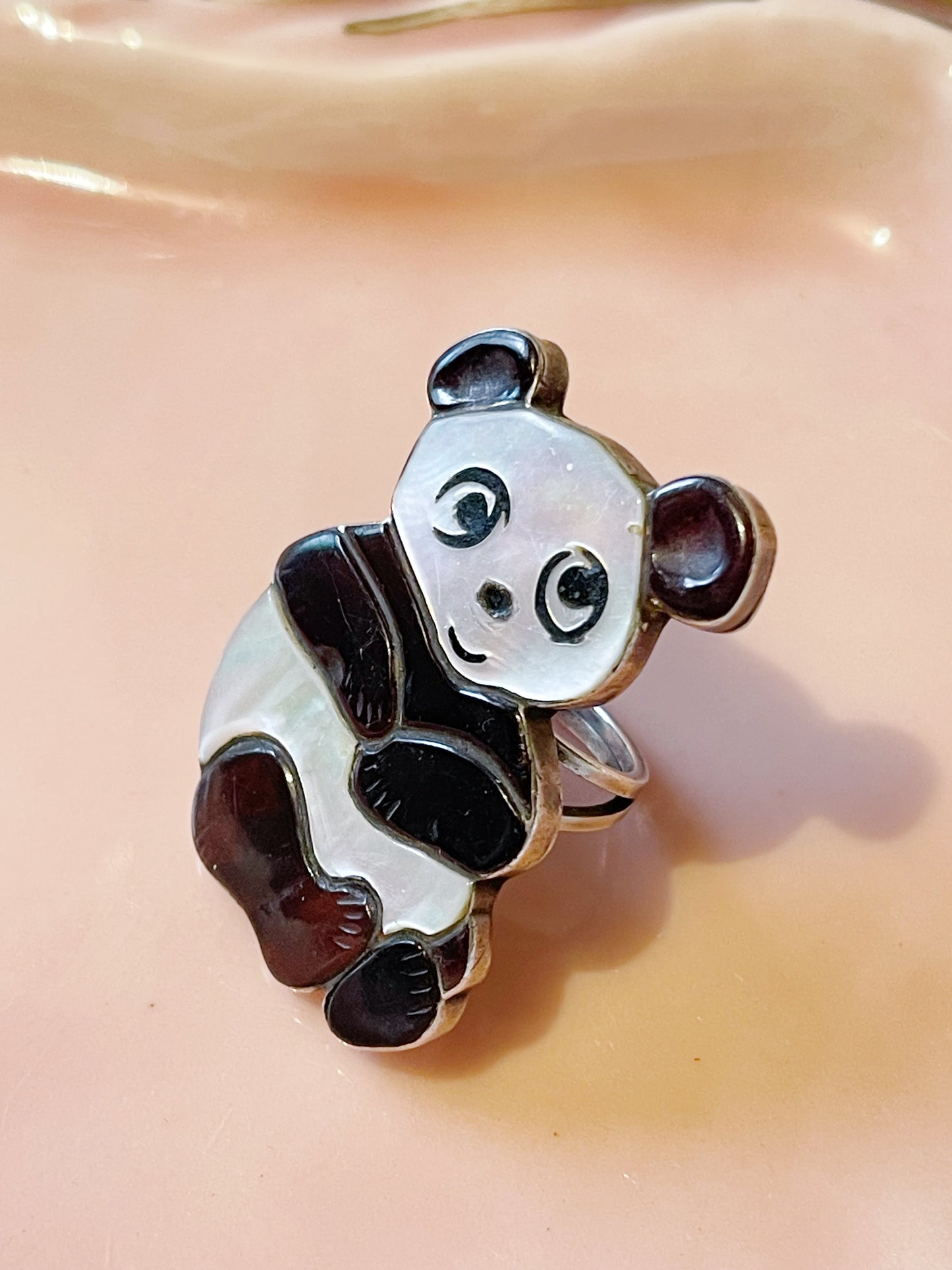 So Cute! Zuni Panda Ring