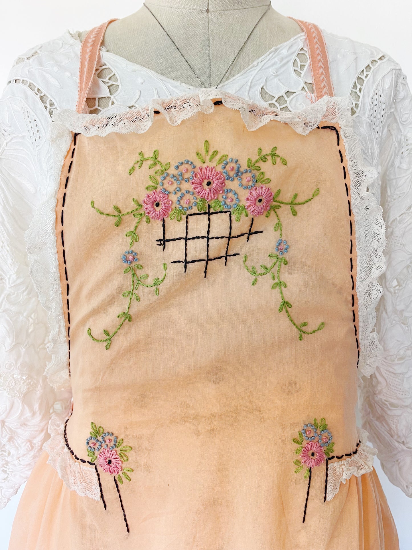 Vintage Embroidered Apron