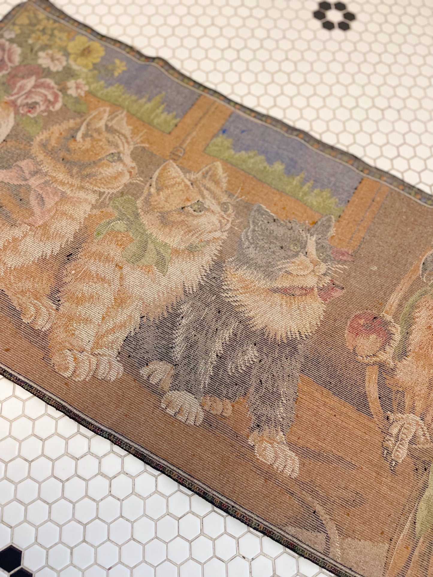 Vintage Cats Tapestry and Rug