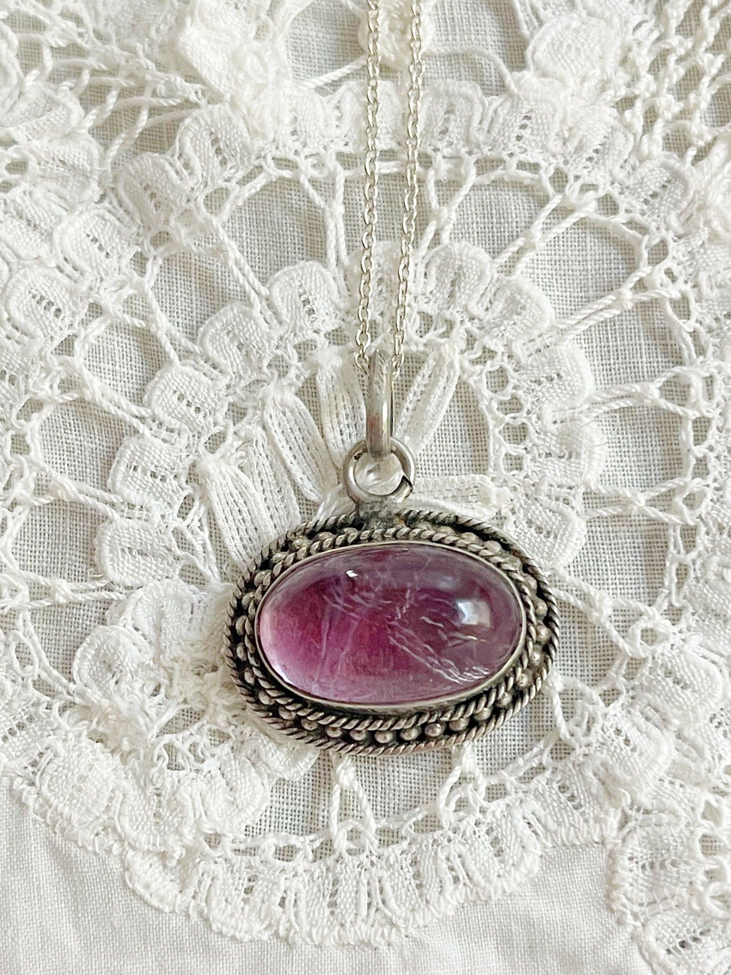 Vintage Amethyst Necklace