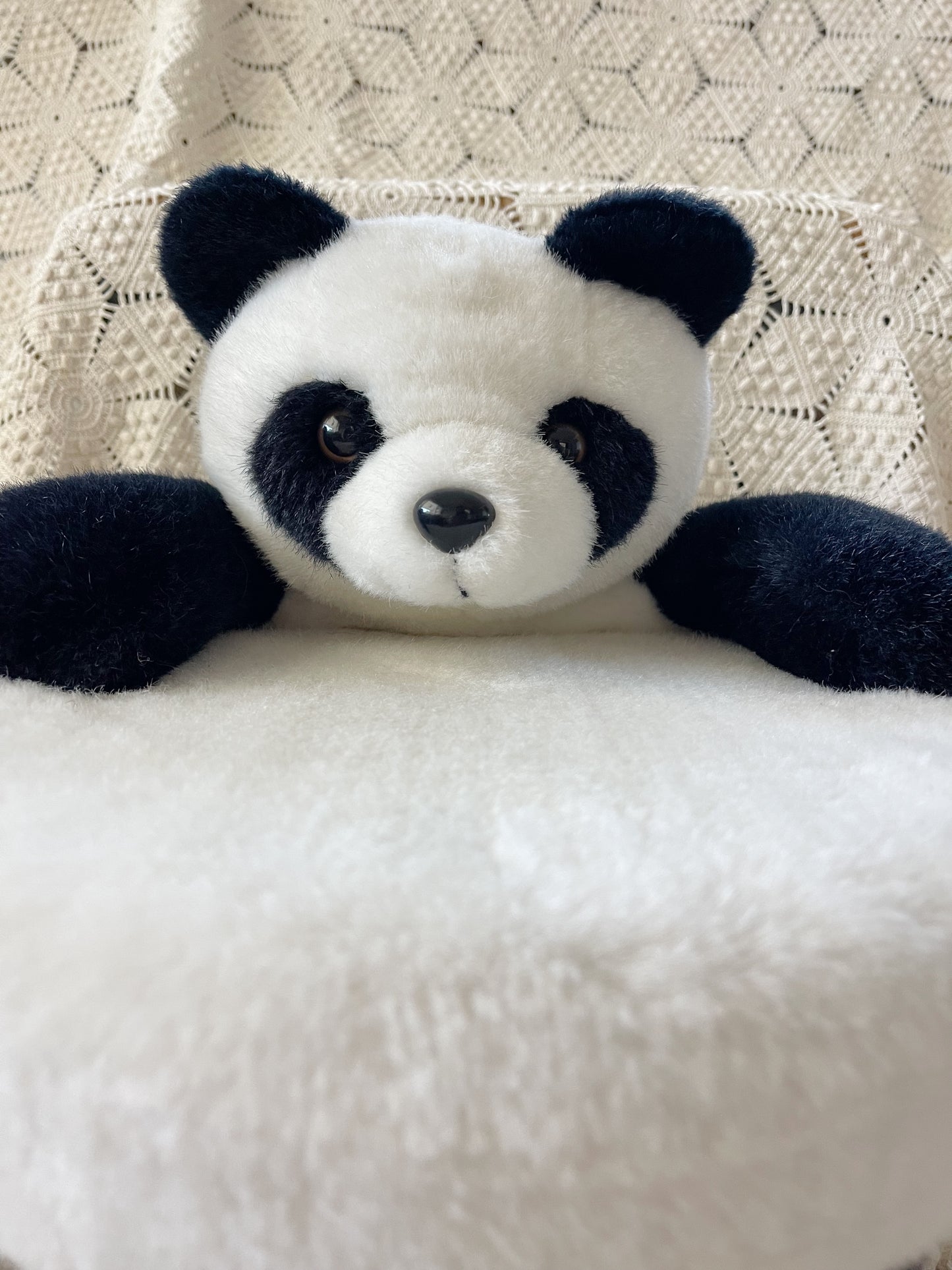 1997s Panda Plush Kids Chair