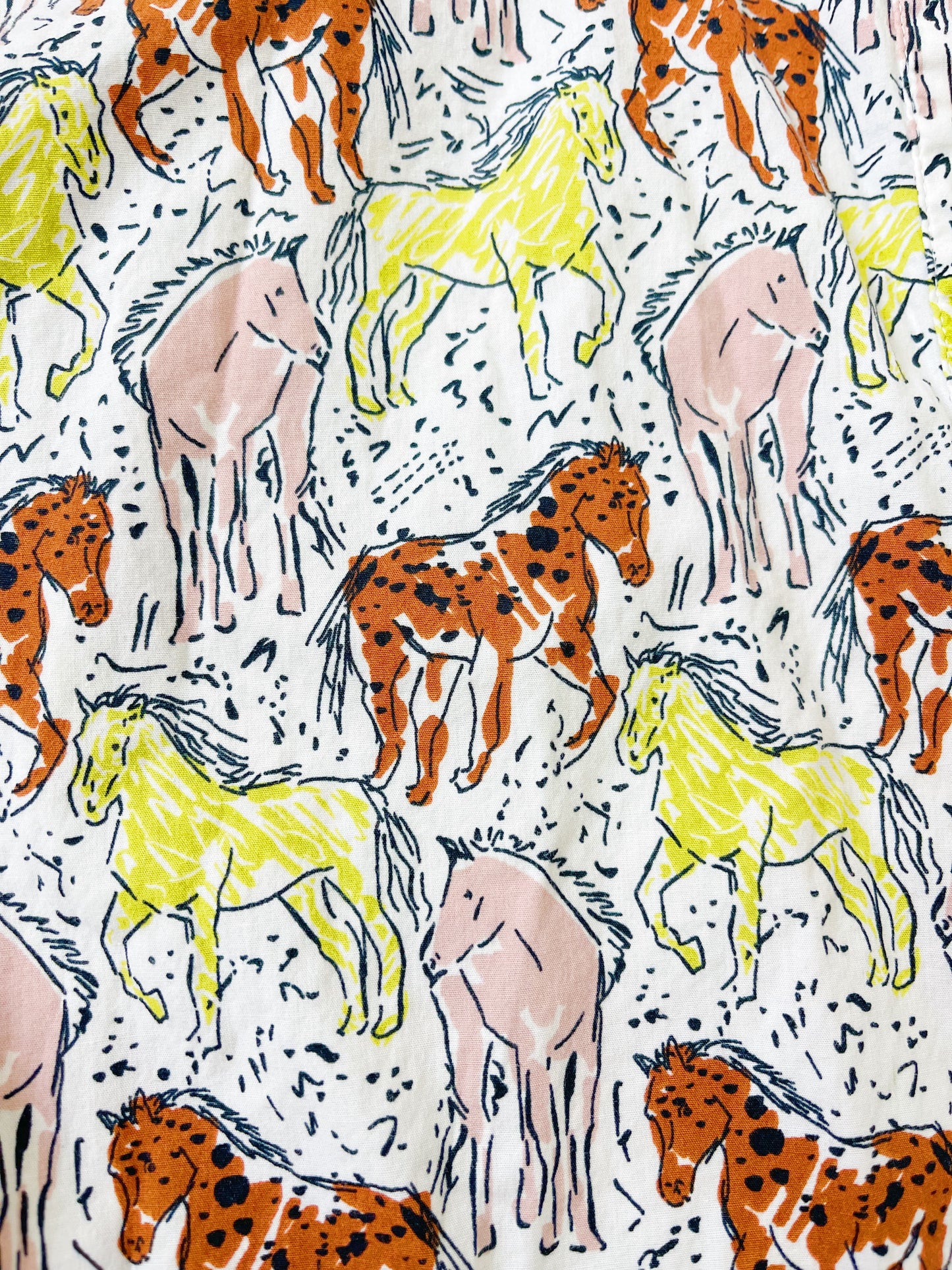 Many Horses Cotton Maxi Dress