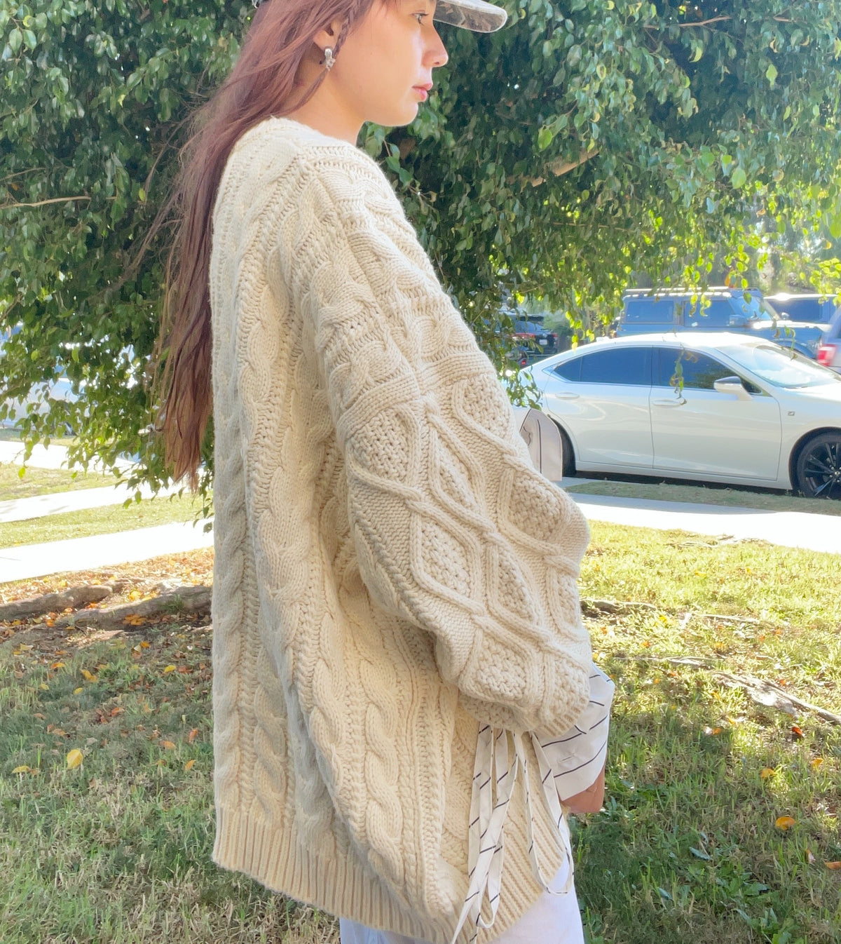 Large Size Wide Knit Sweater