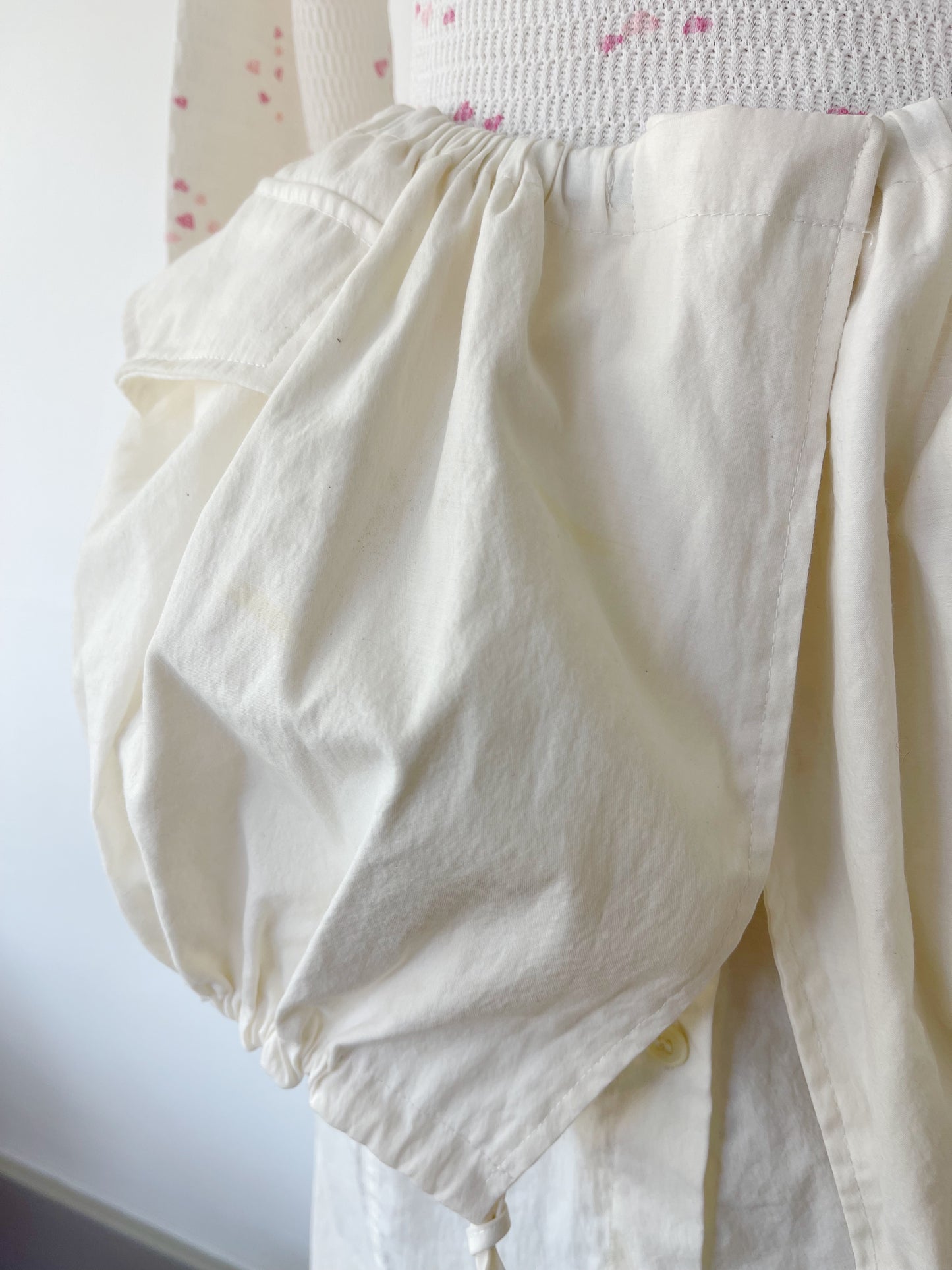 JACQUEMUS White Long Skirt