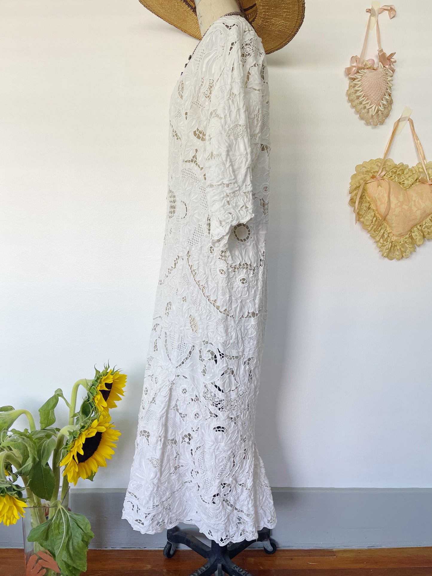 Vintage Cotton Tablecloth Dress