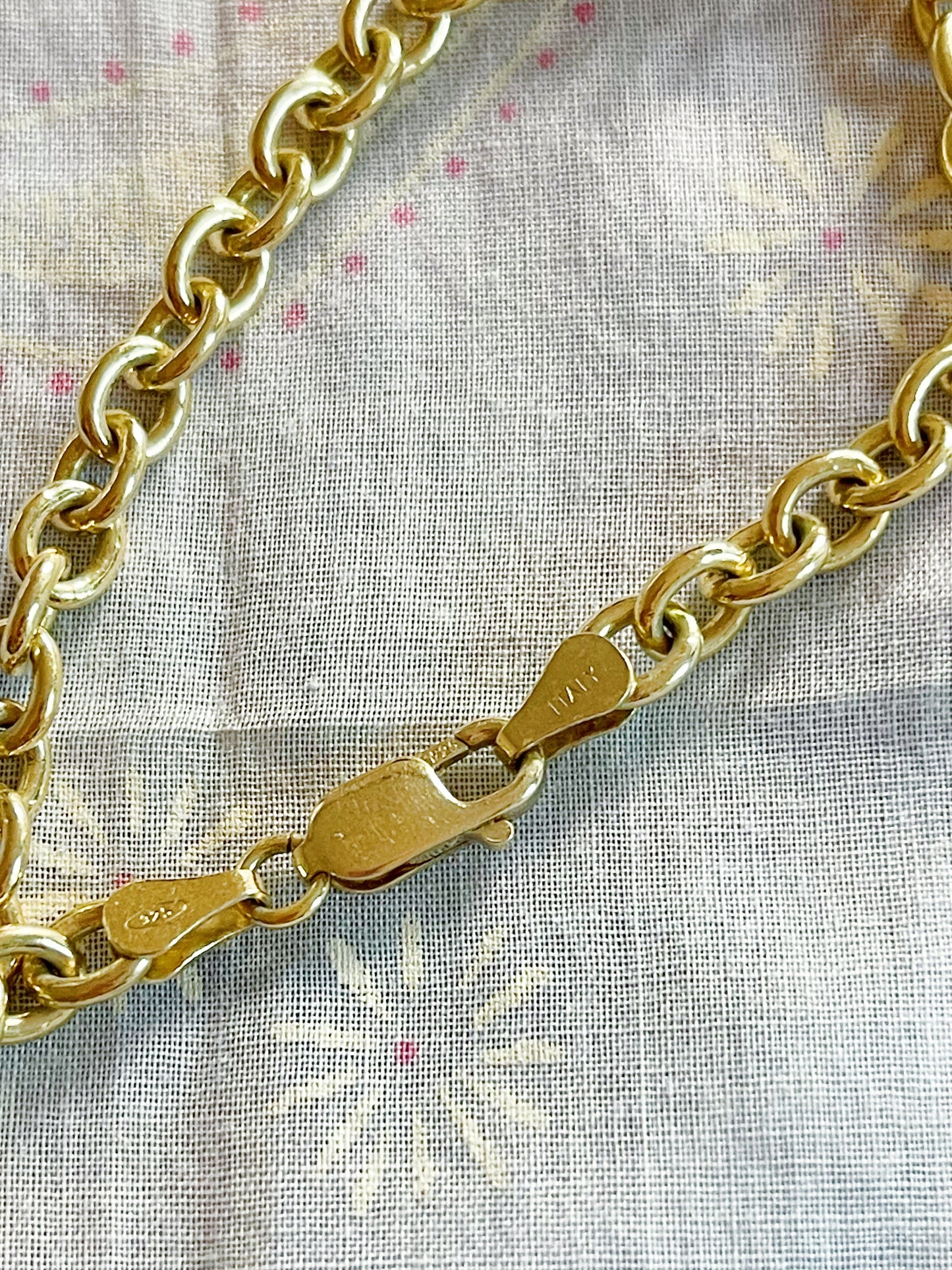 Vintage 1960s Gold Plated Silver Heart Bracelet