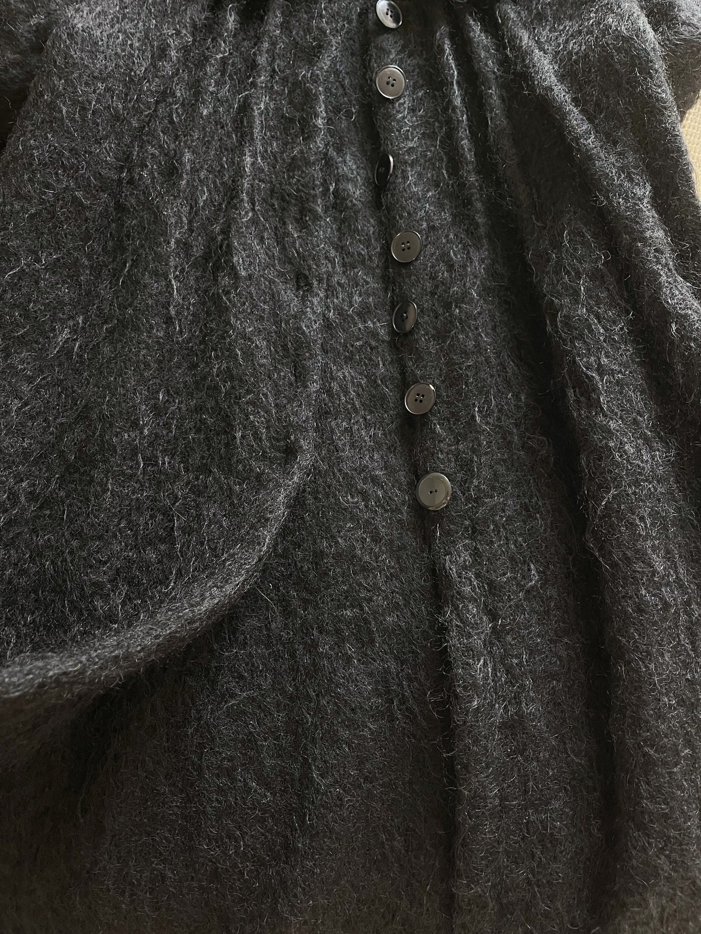 1970‘s Black Mohair Dress.