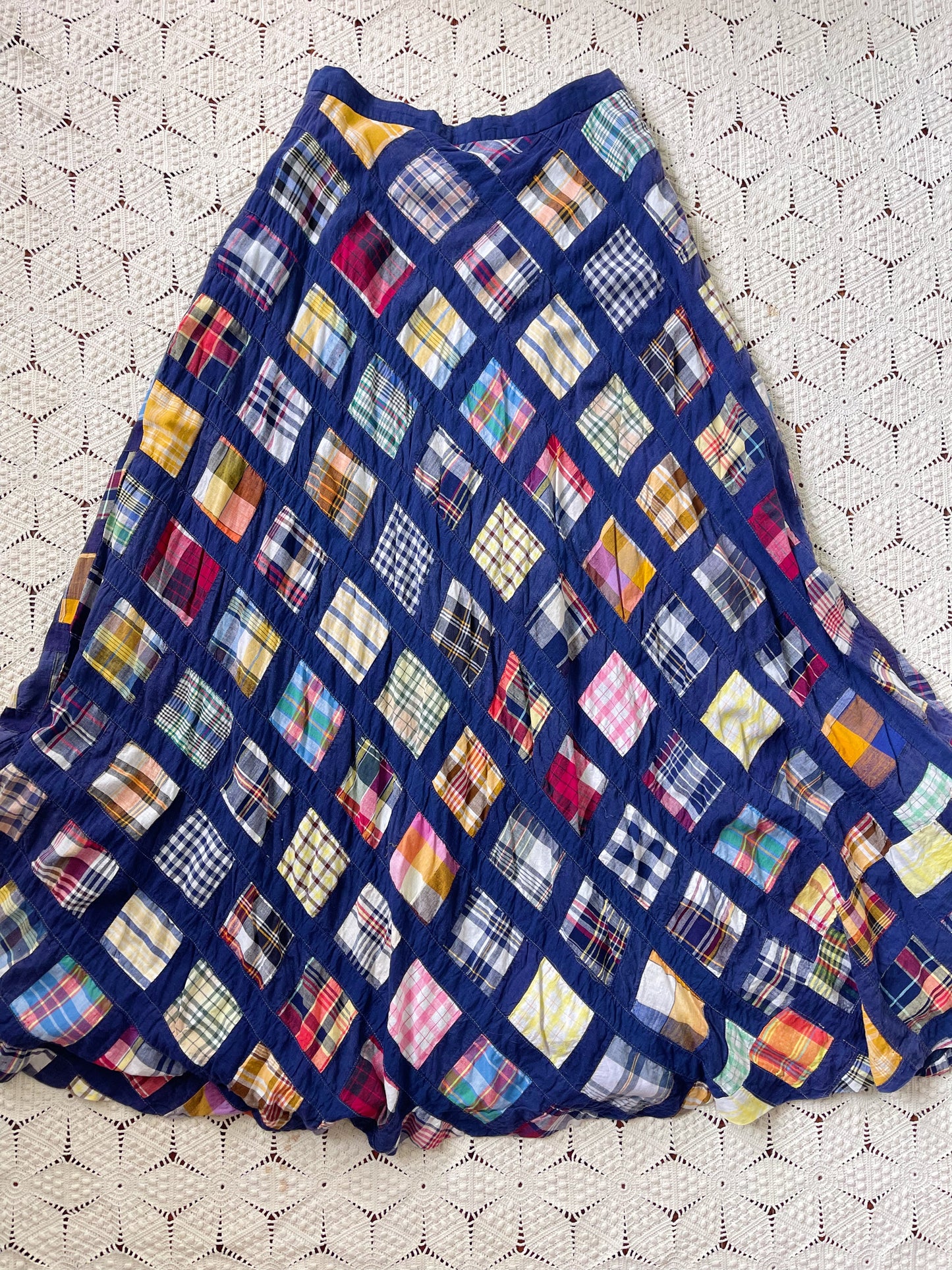 Vintage Patchworks Maxi Skirt