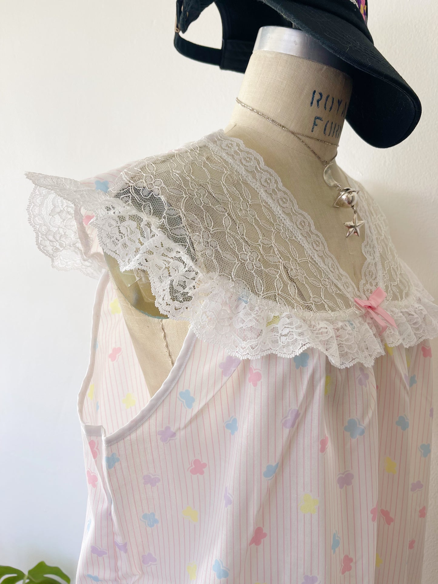 Cotton Butterfly Printed Long Dress