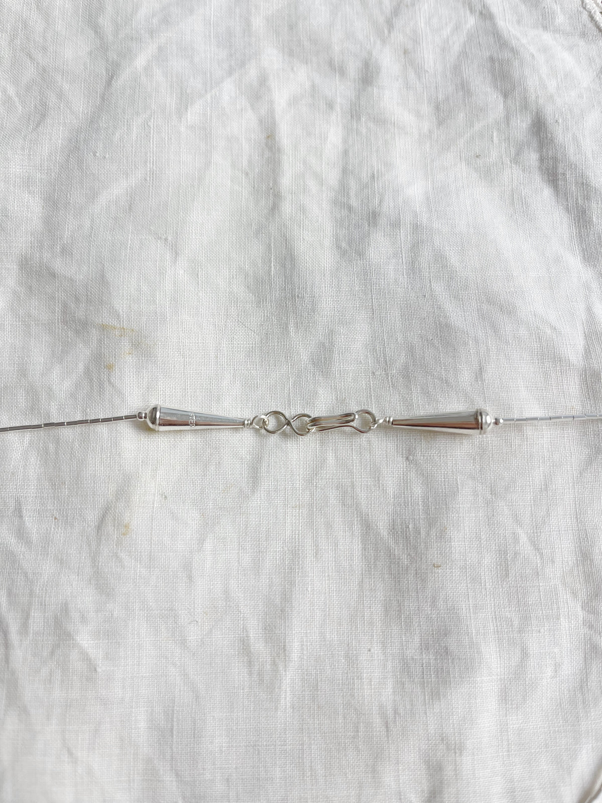 Zuni Silver Animal Fetishes Necklace (Long)