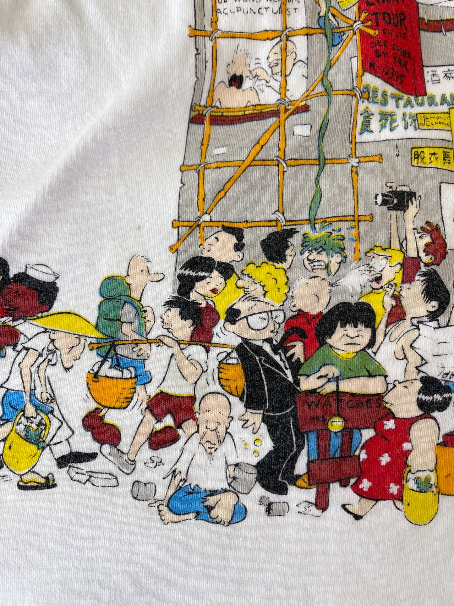 1980s HONG KONG Survived Tee