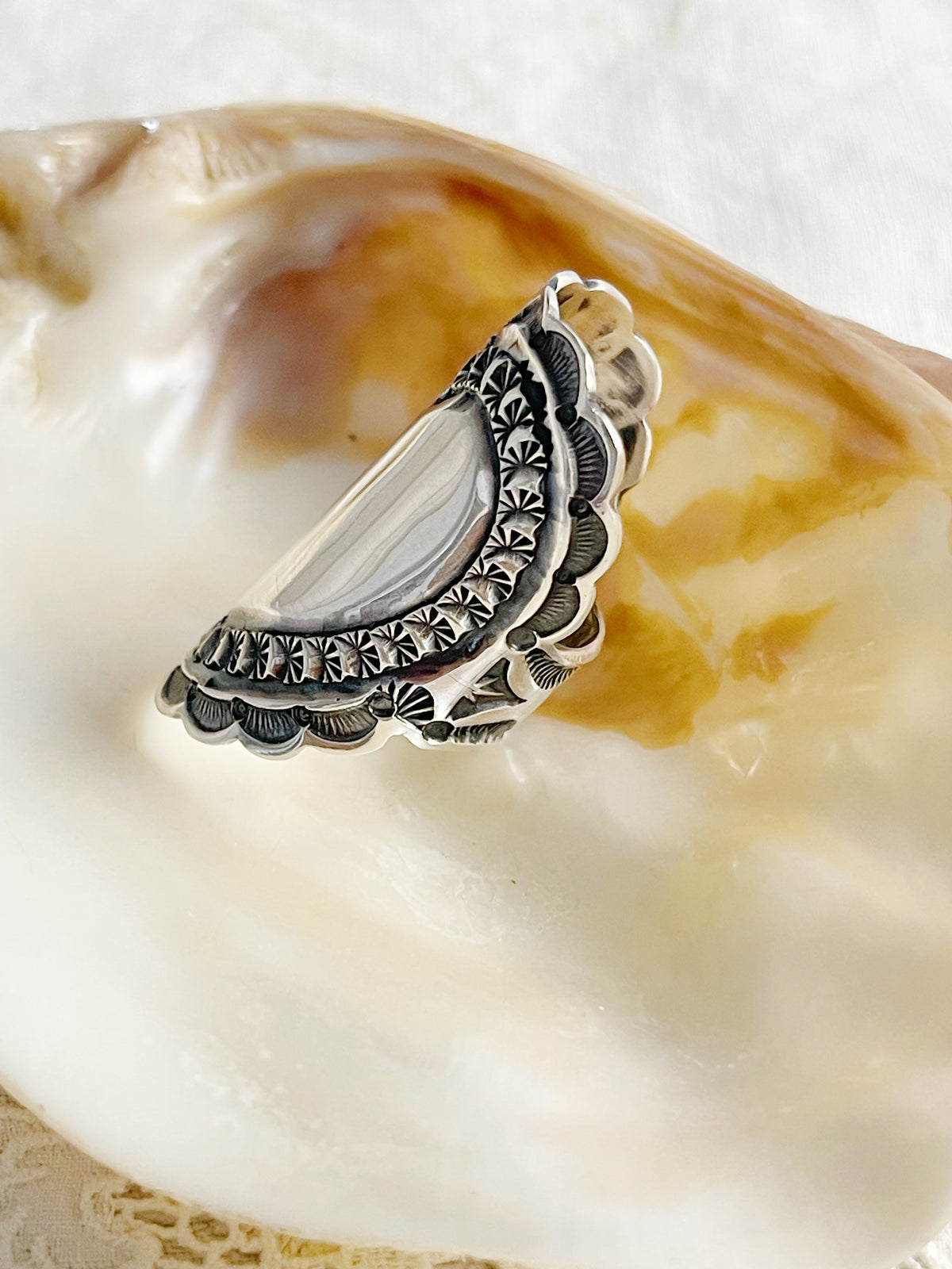 Sunshine Reeves Big Heart Band Ring