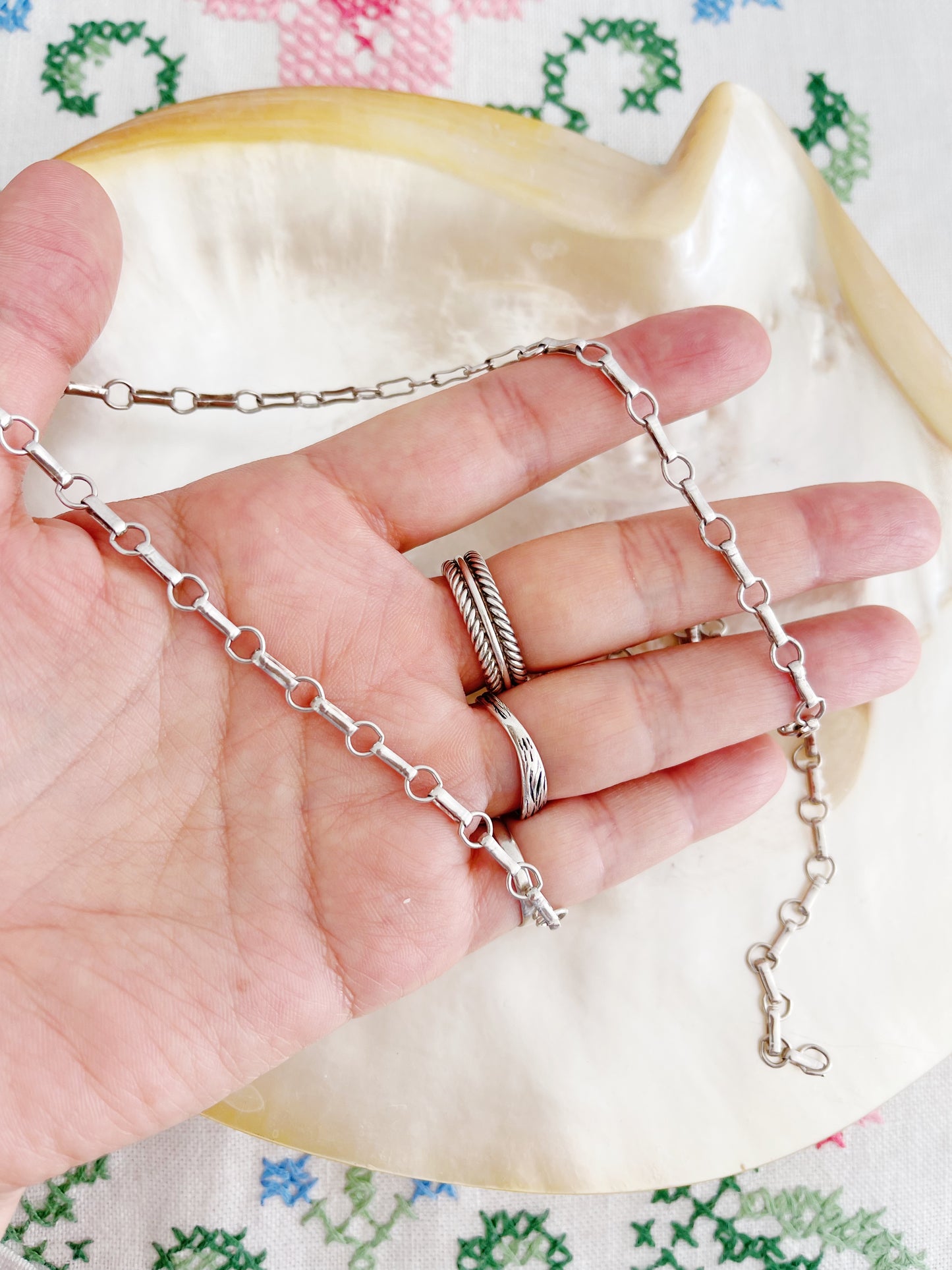 So Long! Silver Chain Necklace.