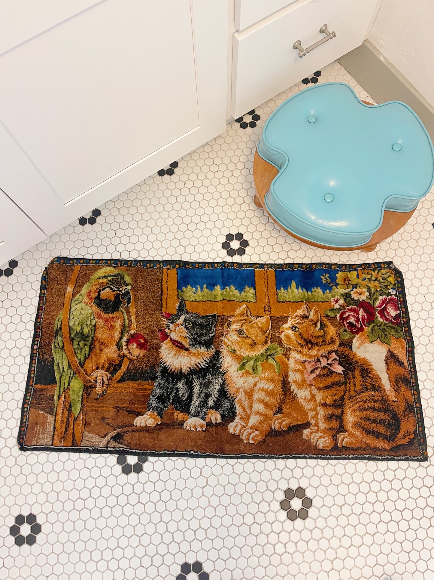 Vintage Cats Tapestry and Rug