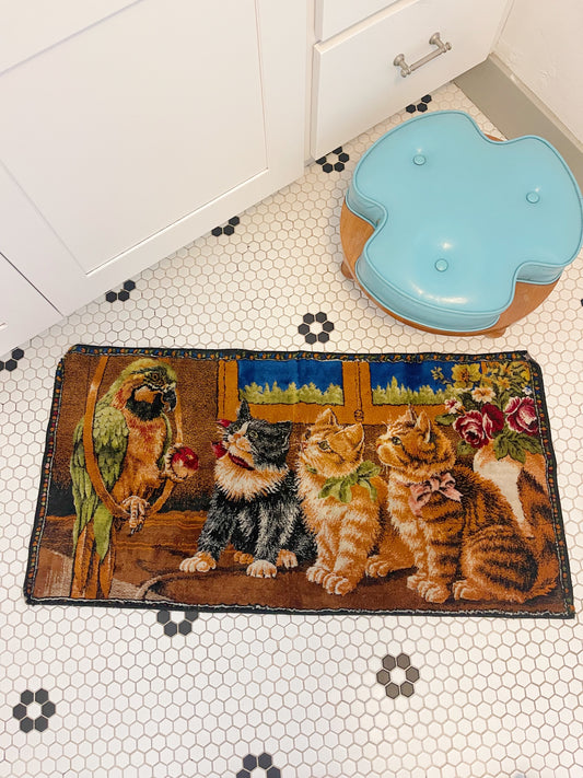Vintage Cats Tapestry and Rug