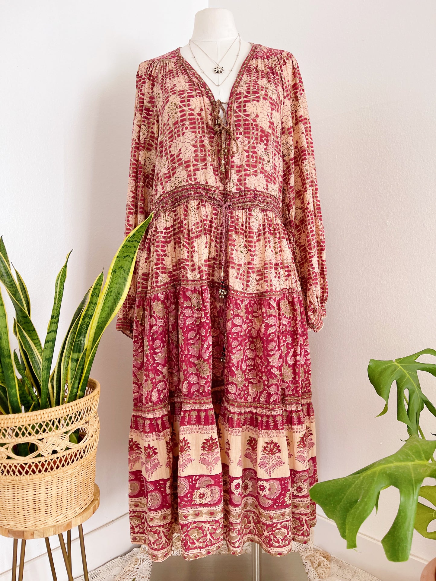 1970‘s PHOOL Indian Cotton Dress.