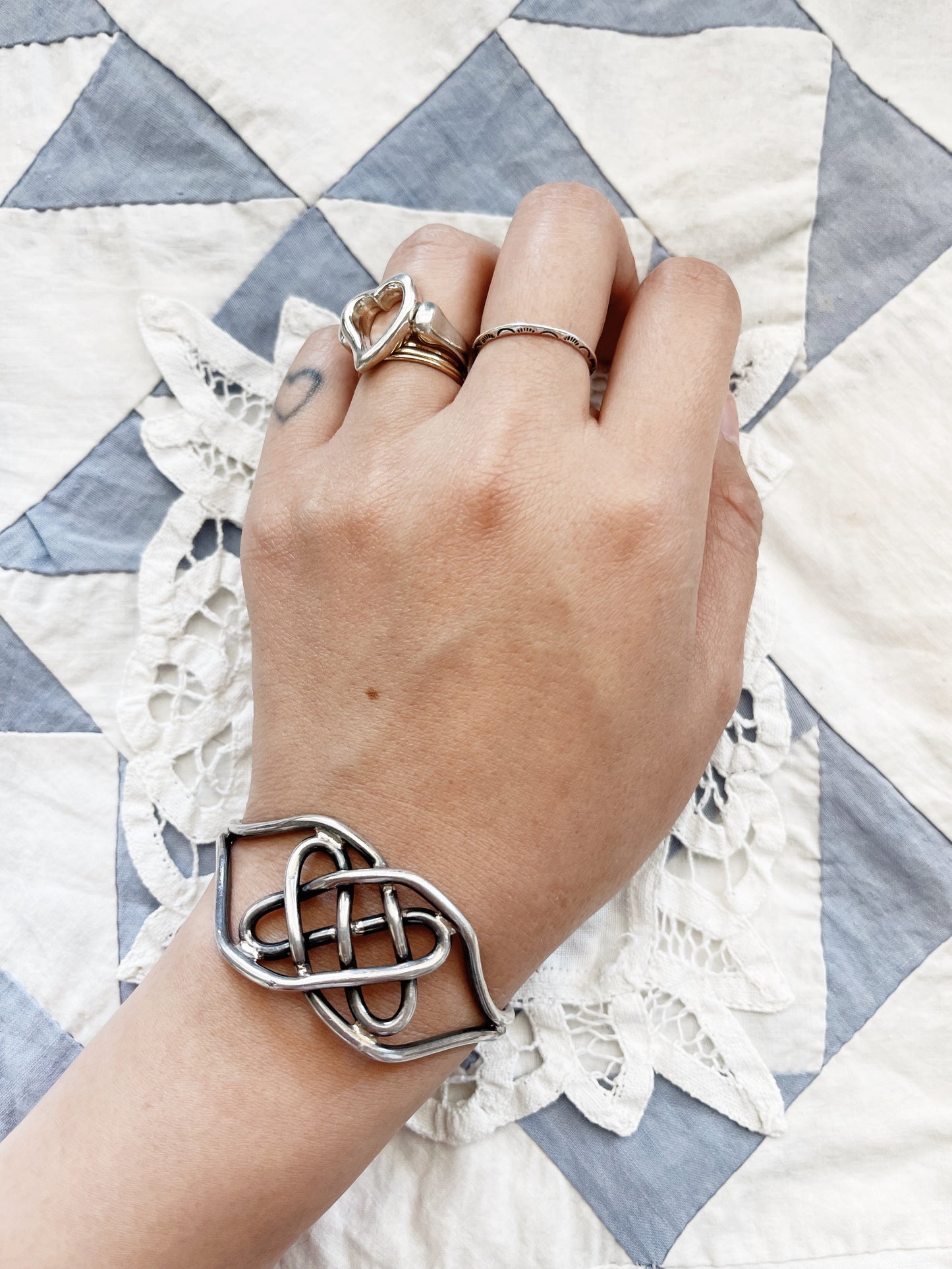 1970‘s Mexican Silver Modern Cuff