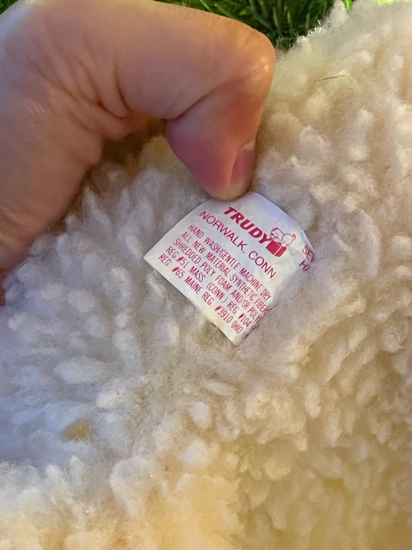 Vintage Snuggle Bear Plush Backpack