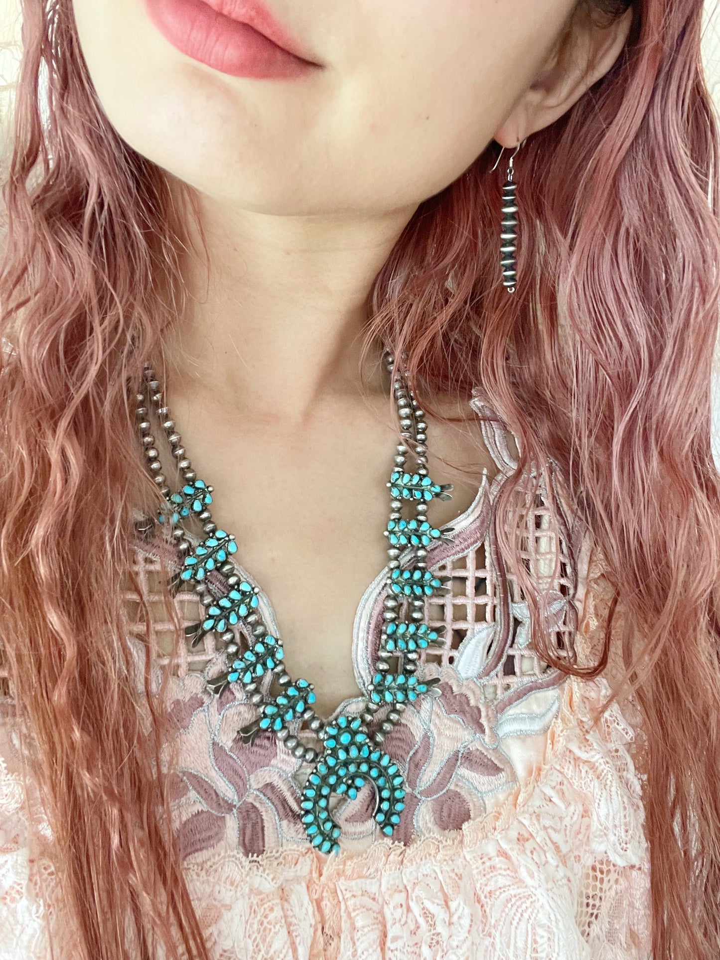 Navajo Pearl Drop Pierce