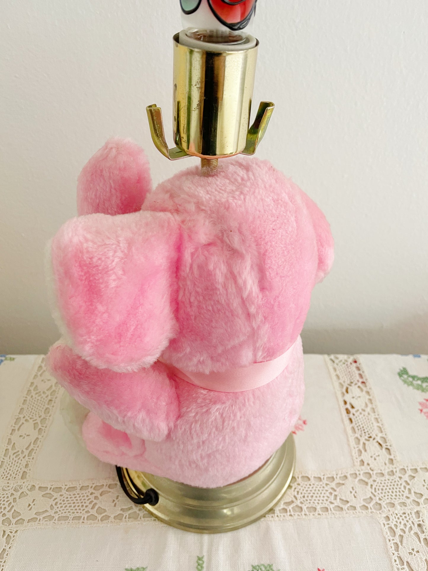 1980’s Plush Stand Lamp.