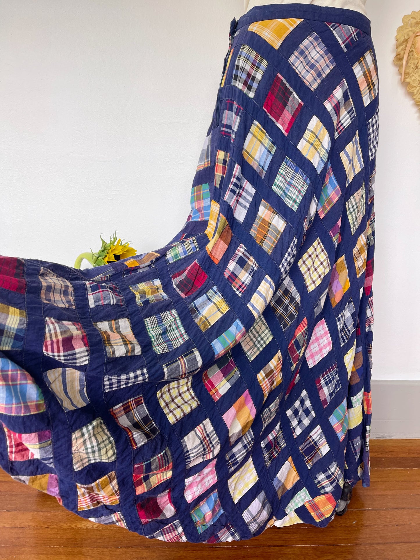 Vintage Patchworks Maxi Skirt