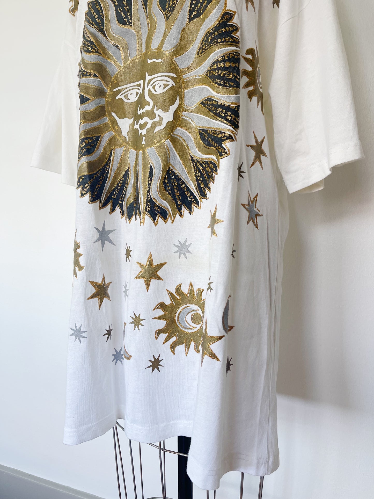 Sun and Moon Galaxy T-Shirt Dress