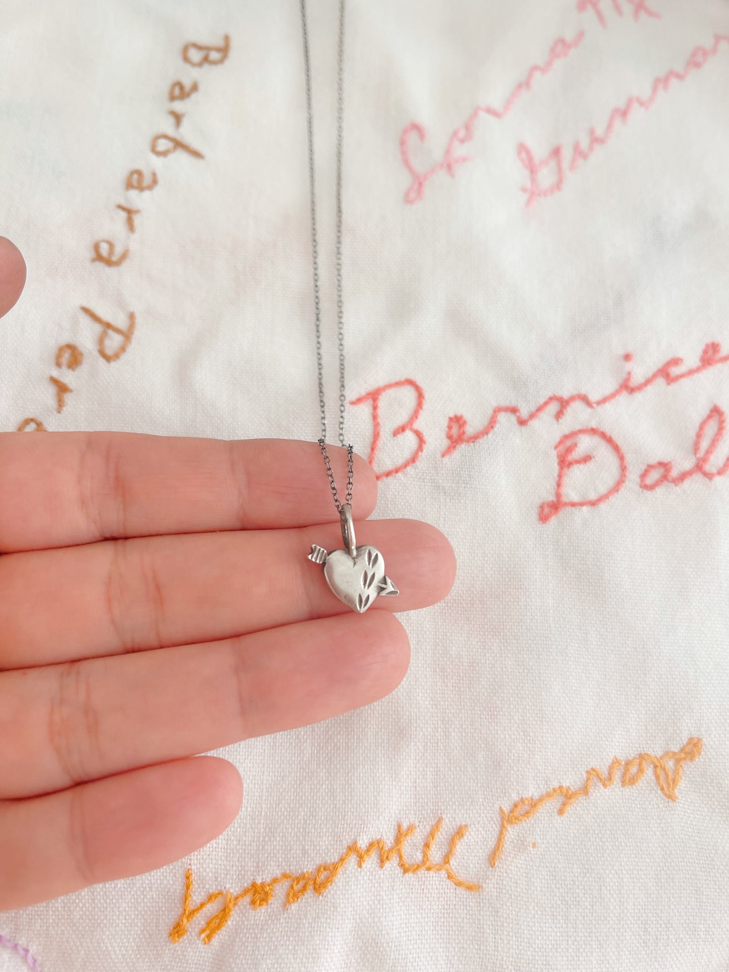 Tiny Heart Silver Necklace